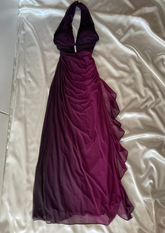 Sparkly Ombre Purple Vintage Dress
