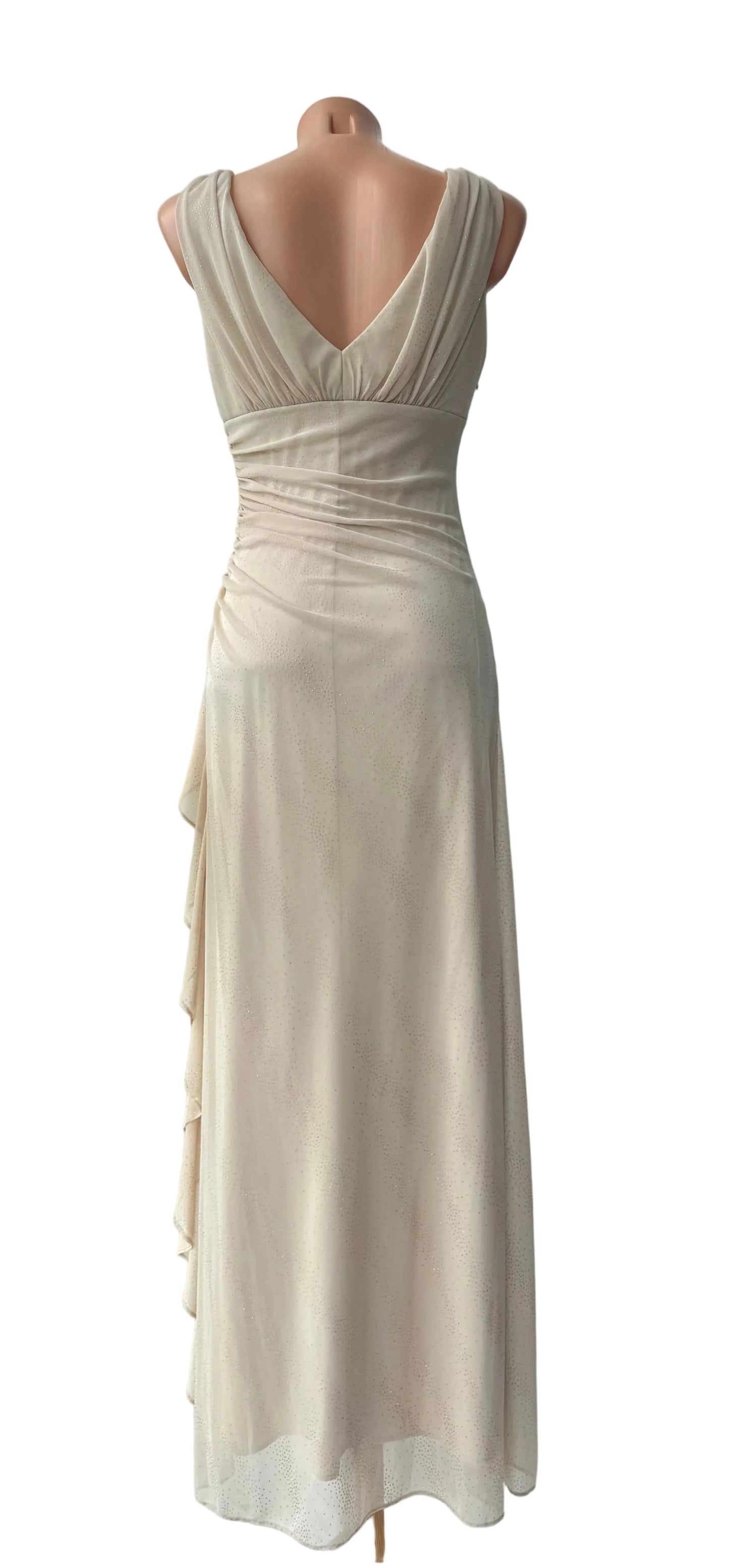 Sparkly Beige Vintage Dress
