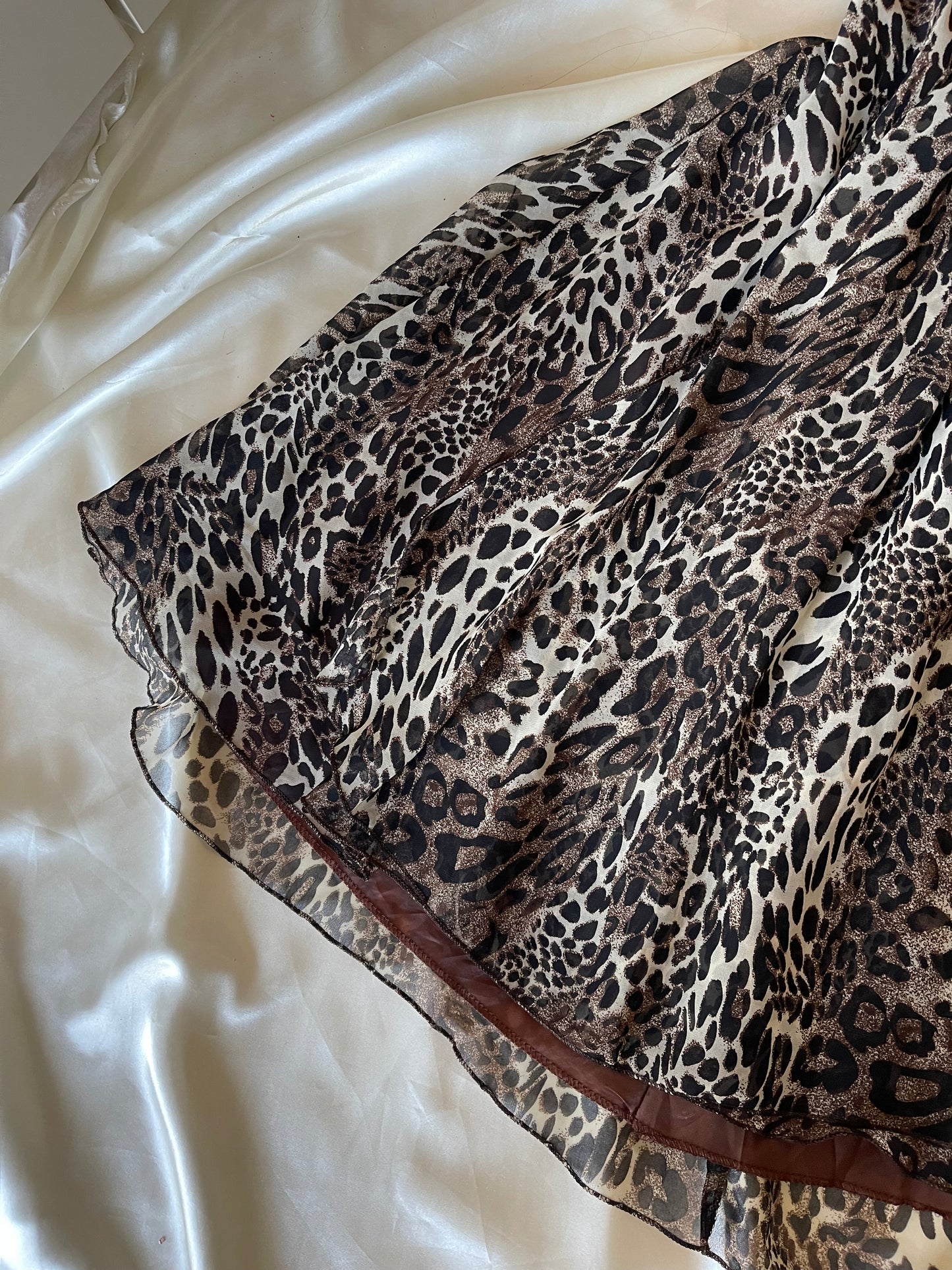 Leopard Panther Print Mini Dress