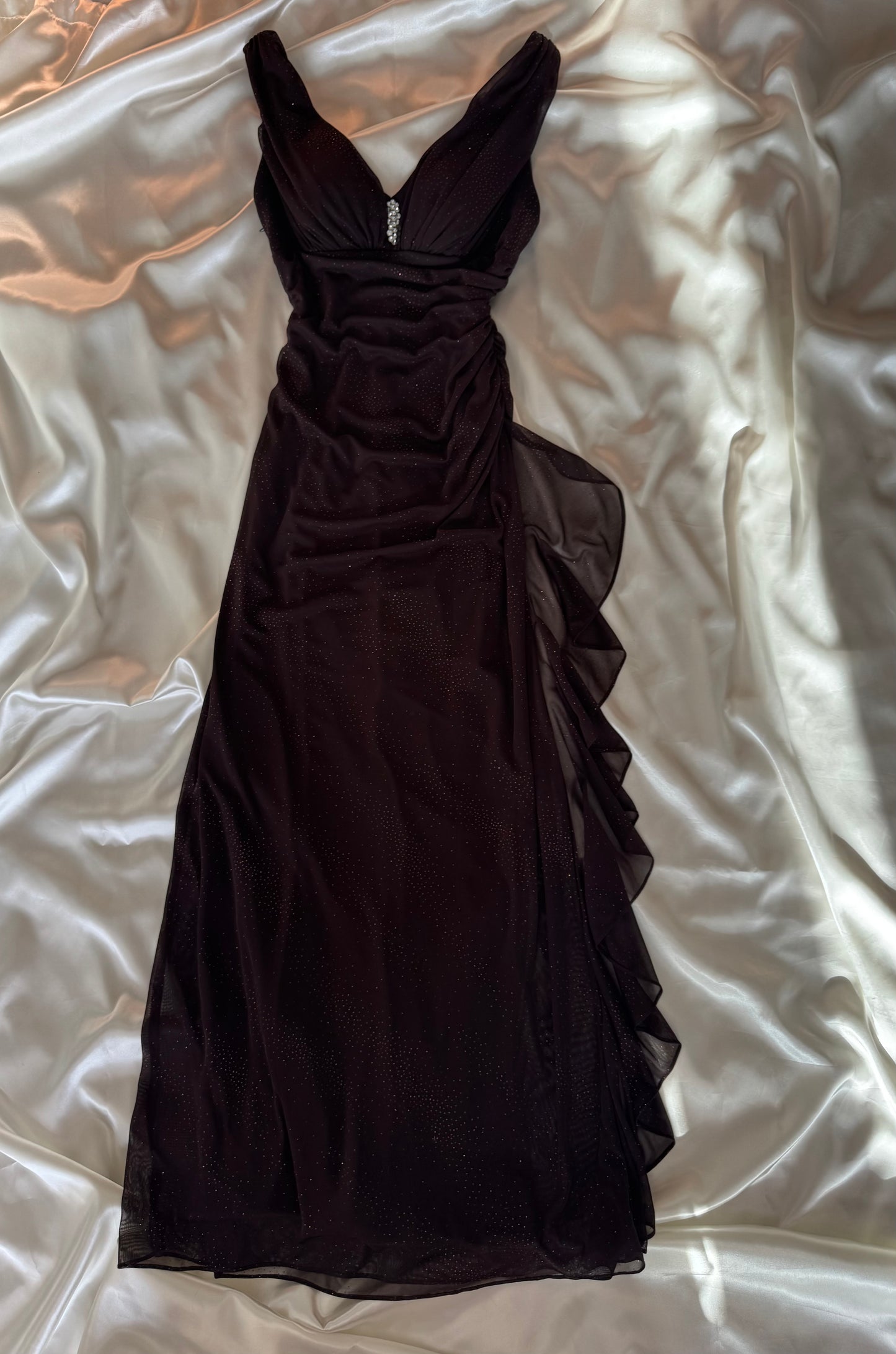 Sparkly Brown Vintage Dress