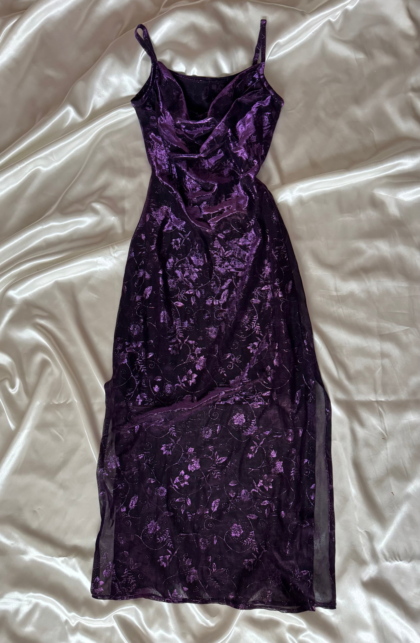 Purple Iridescent Dress