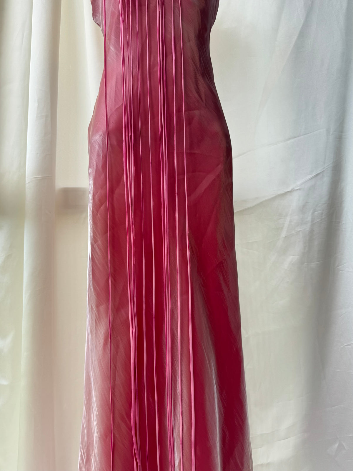 Gorgeous Pink Floral Vintage Dress