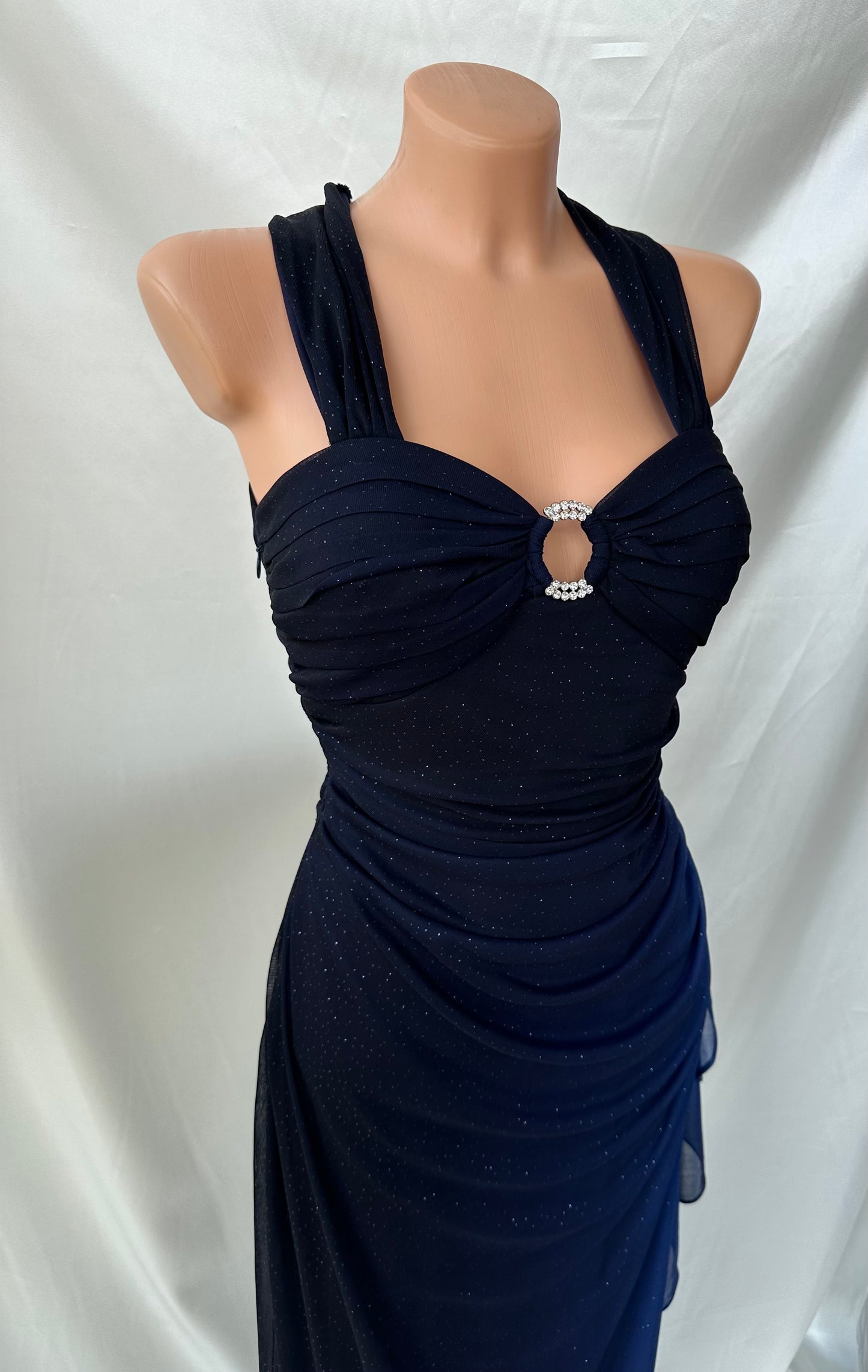 Sparkly Ombre Blue Vintage Dress
