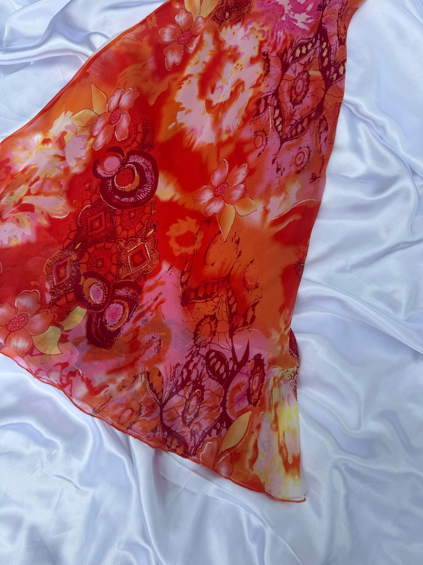 Pink & Orange Vintage Dress