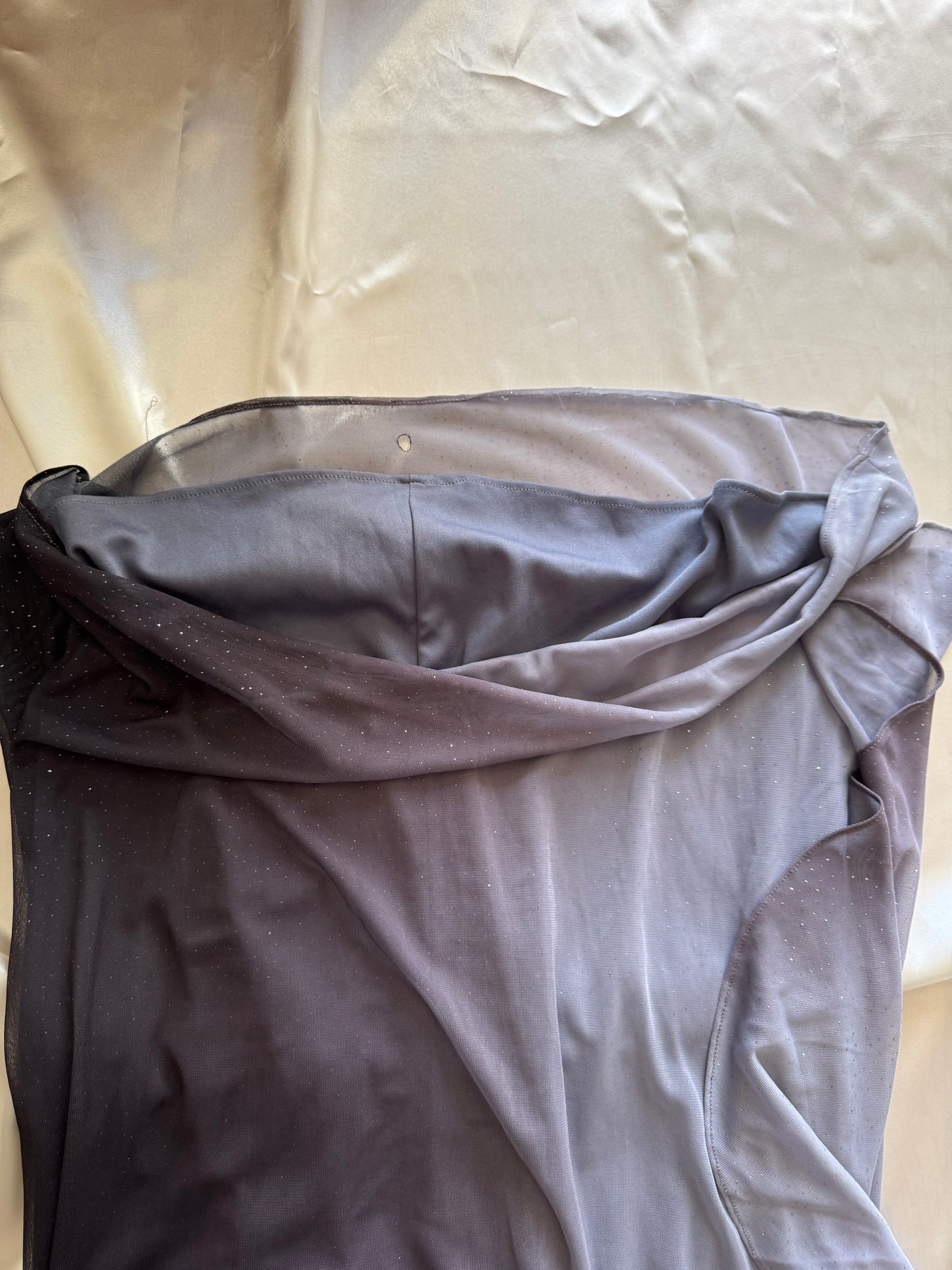 Sparkly Ombre Gray Vintage Dress