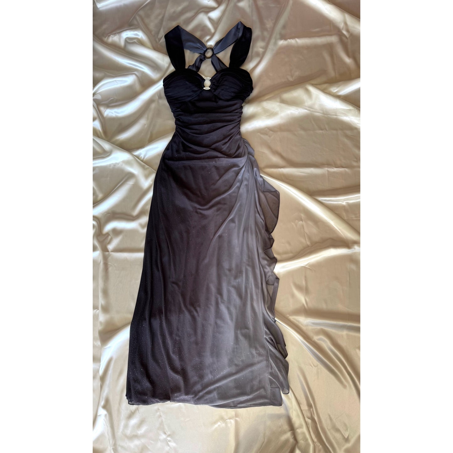 Sparkly Ombre Gray Vintage Dress