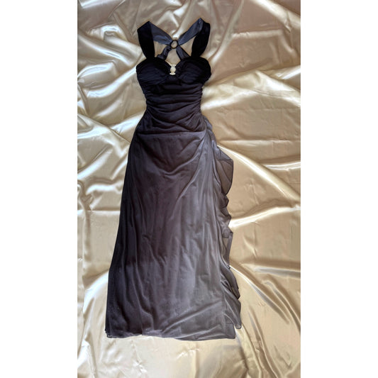 Sparkly Ombre Gray Vintage Dress