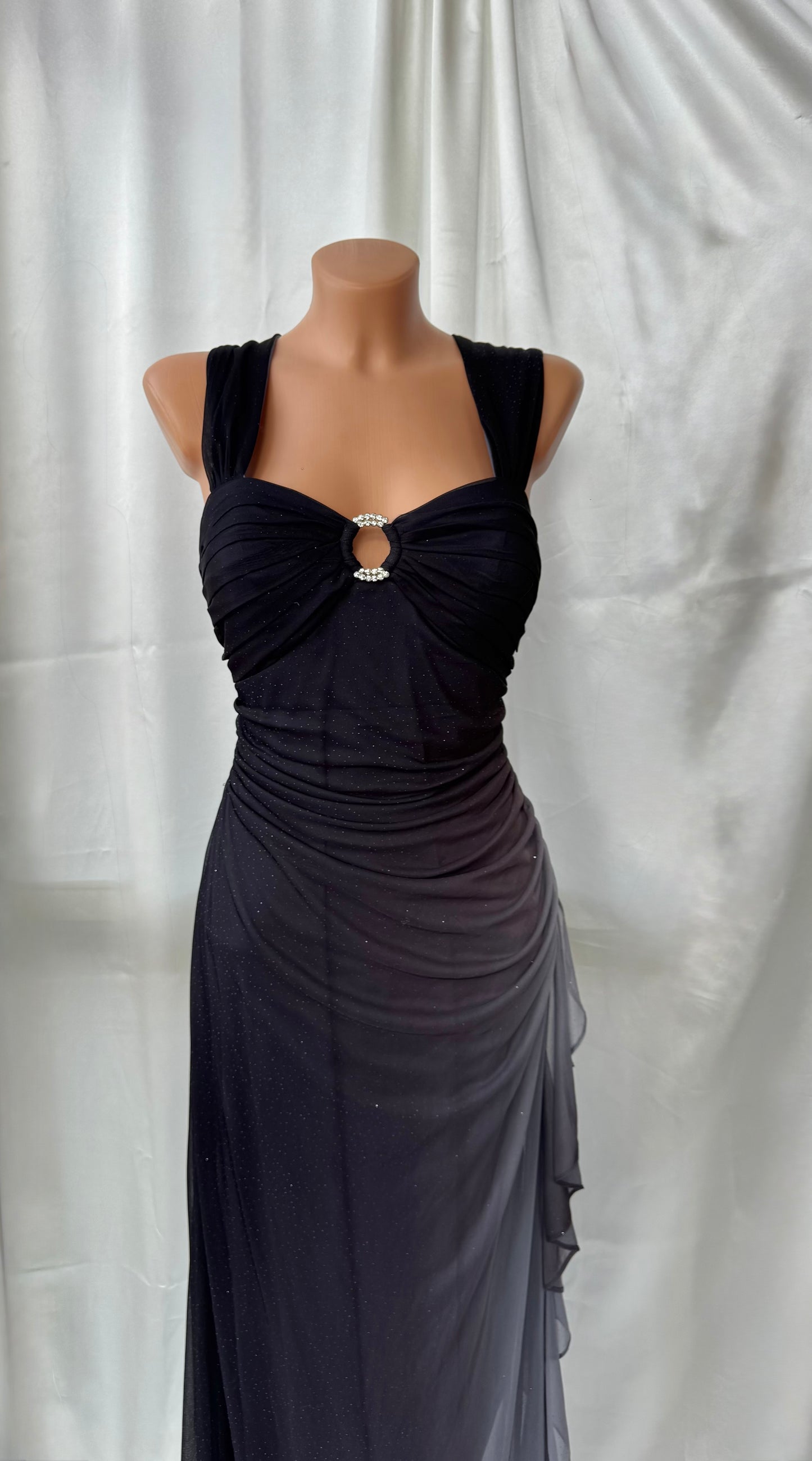 Sparkly Ombre Gray Vintage Dress