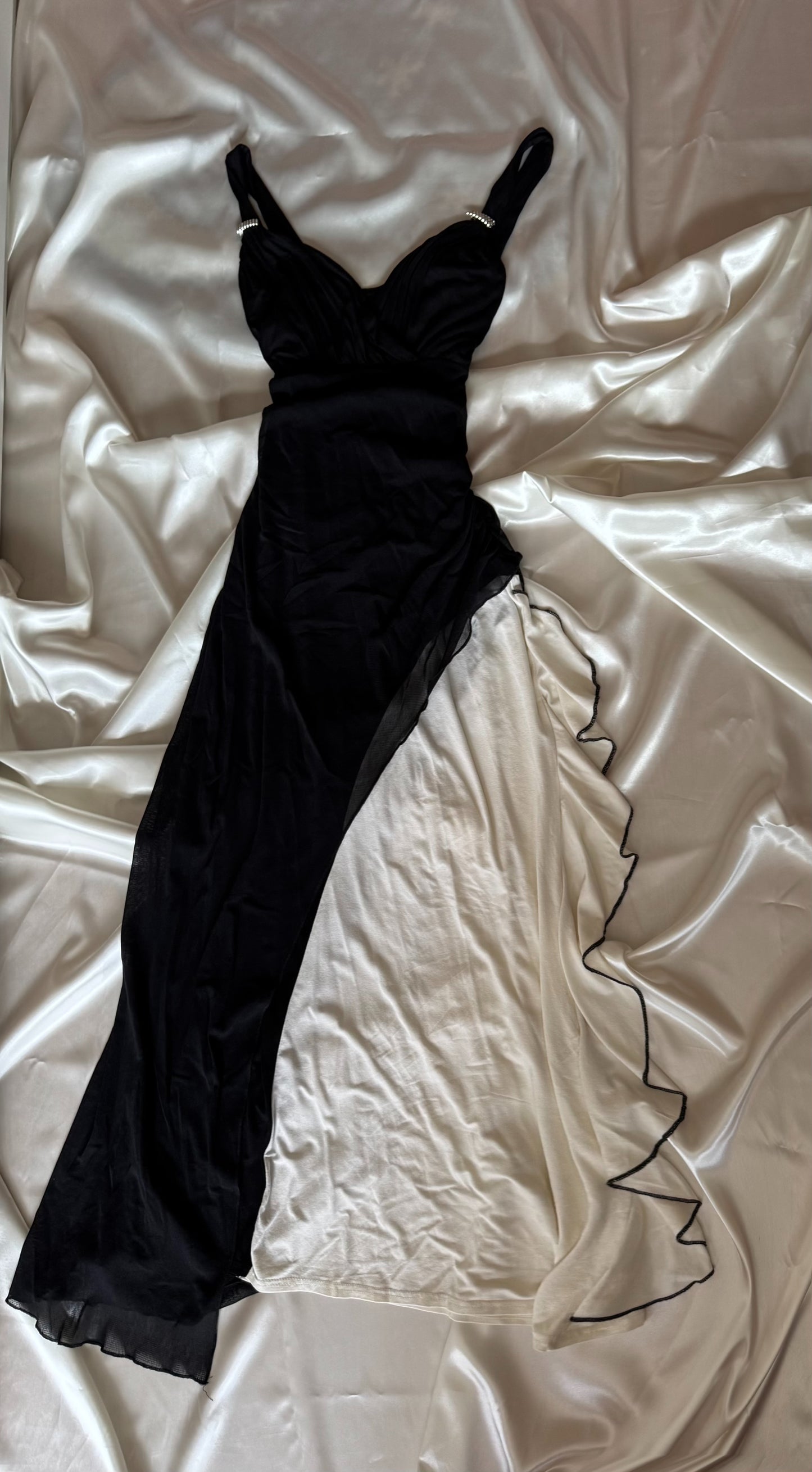 Black & White Breakfast at Tiffanys Style Vintage Dress