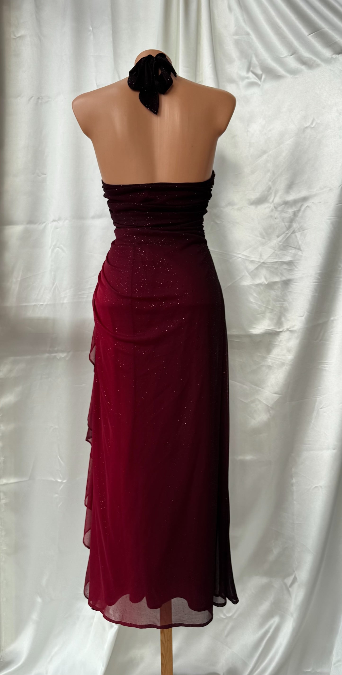 Sparkly Ombre Red Vintage Dress