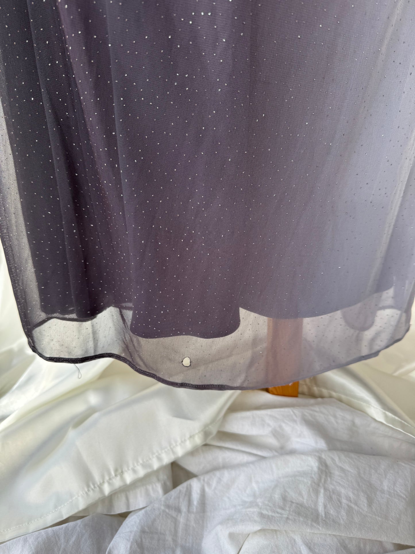 Sparkly Ombre Gray Vintage Dress