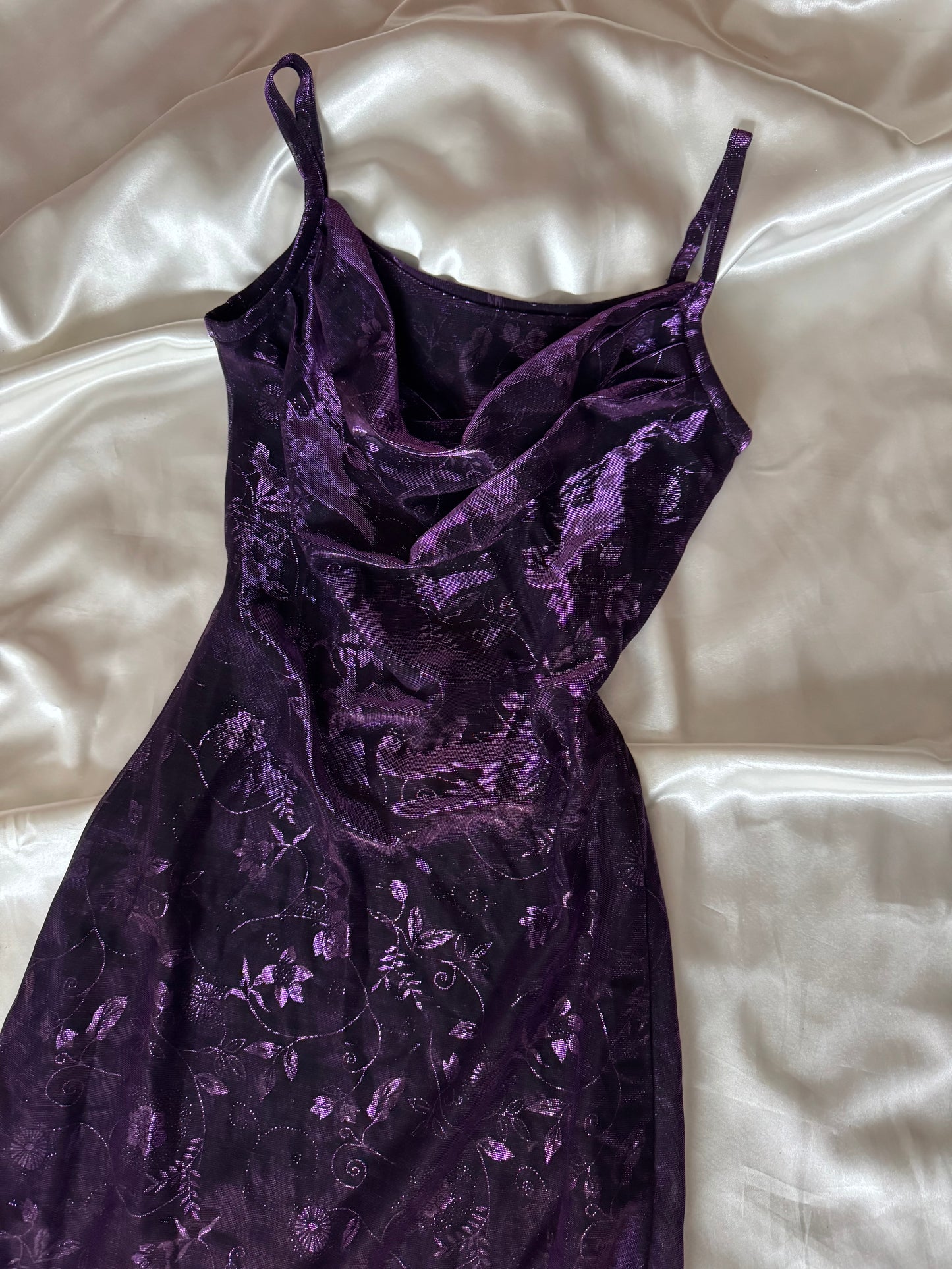 Purple Iridescent Dress