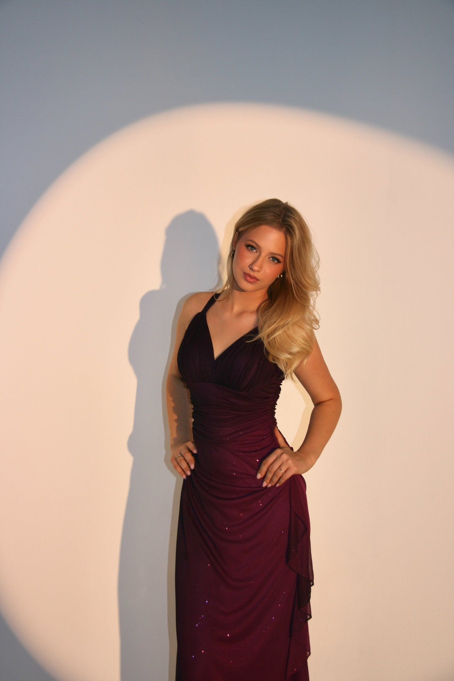 Sparkly Ombre Purple Vintage Dress