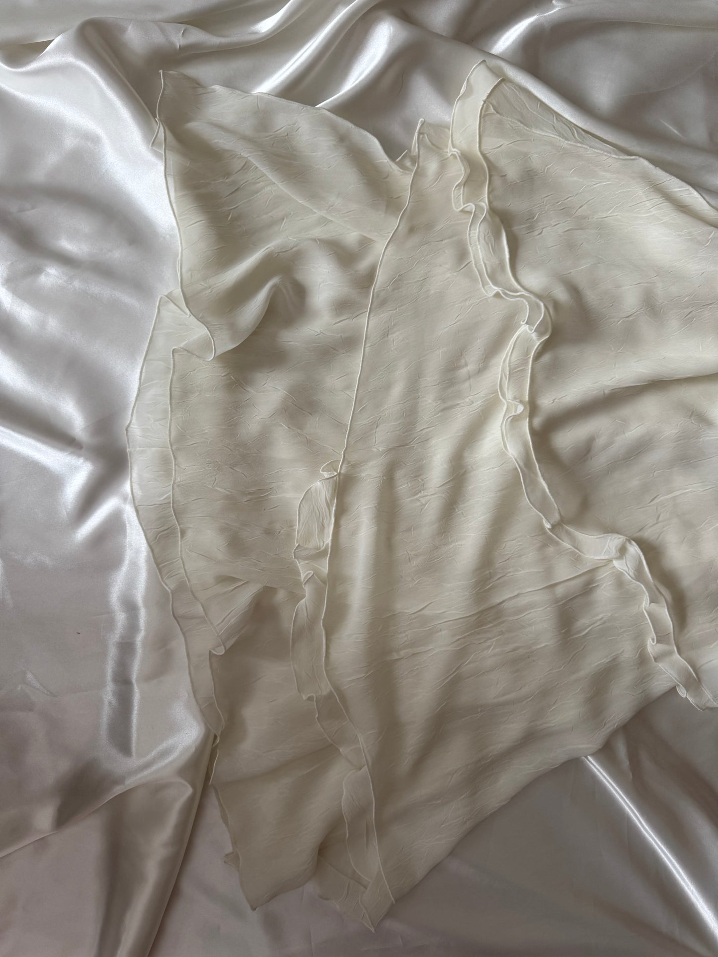 Cute White Frill Sparkly Vintage Dress