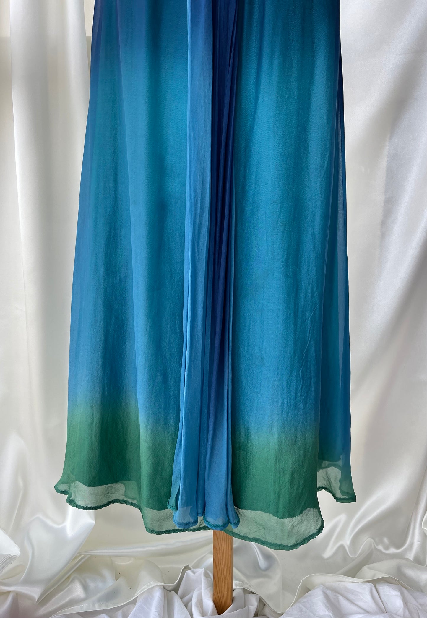 Blue Beaded Princess Jasmin Vintage Dress