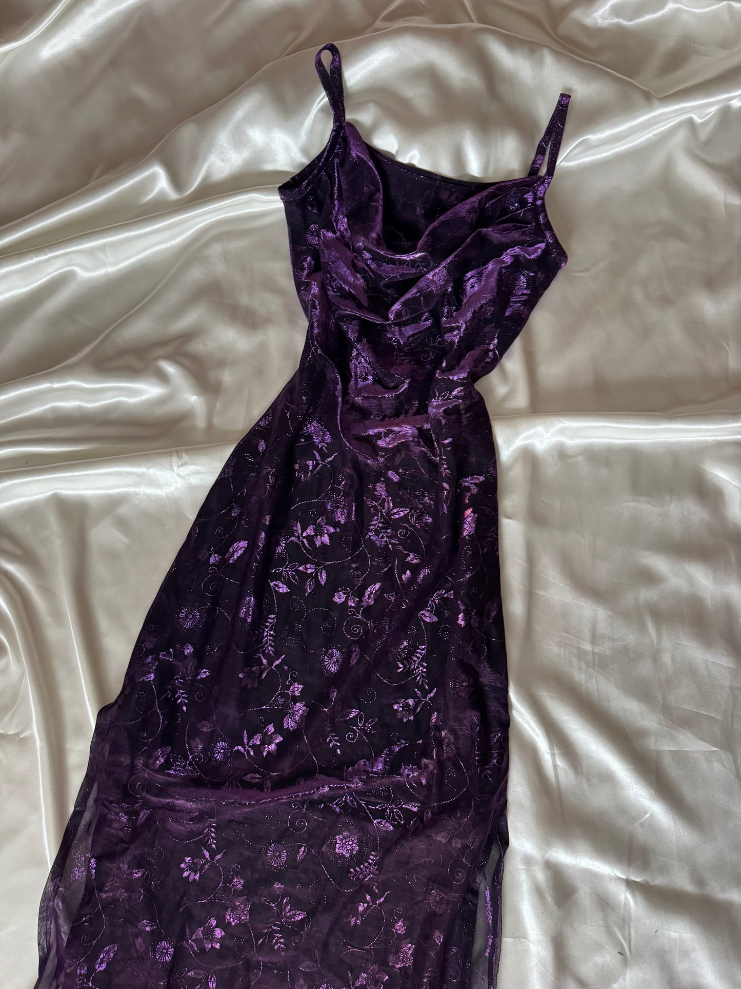 Purple Iridescent Dress