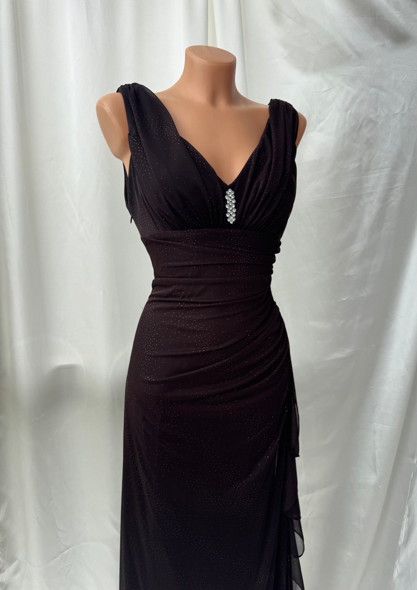 Sparkly Brown Vintage Dress