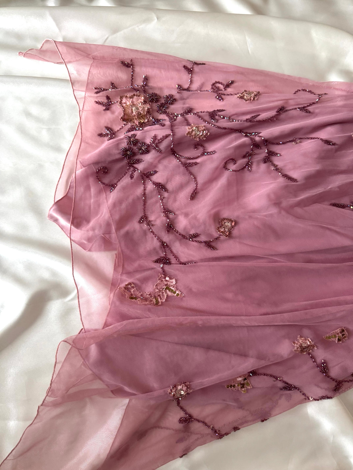 Gorgeous Pink Floral Vintage Dress