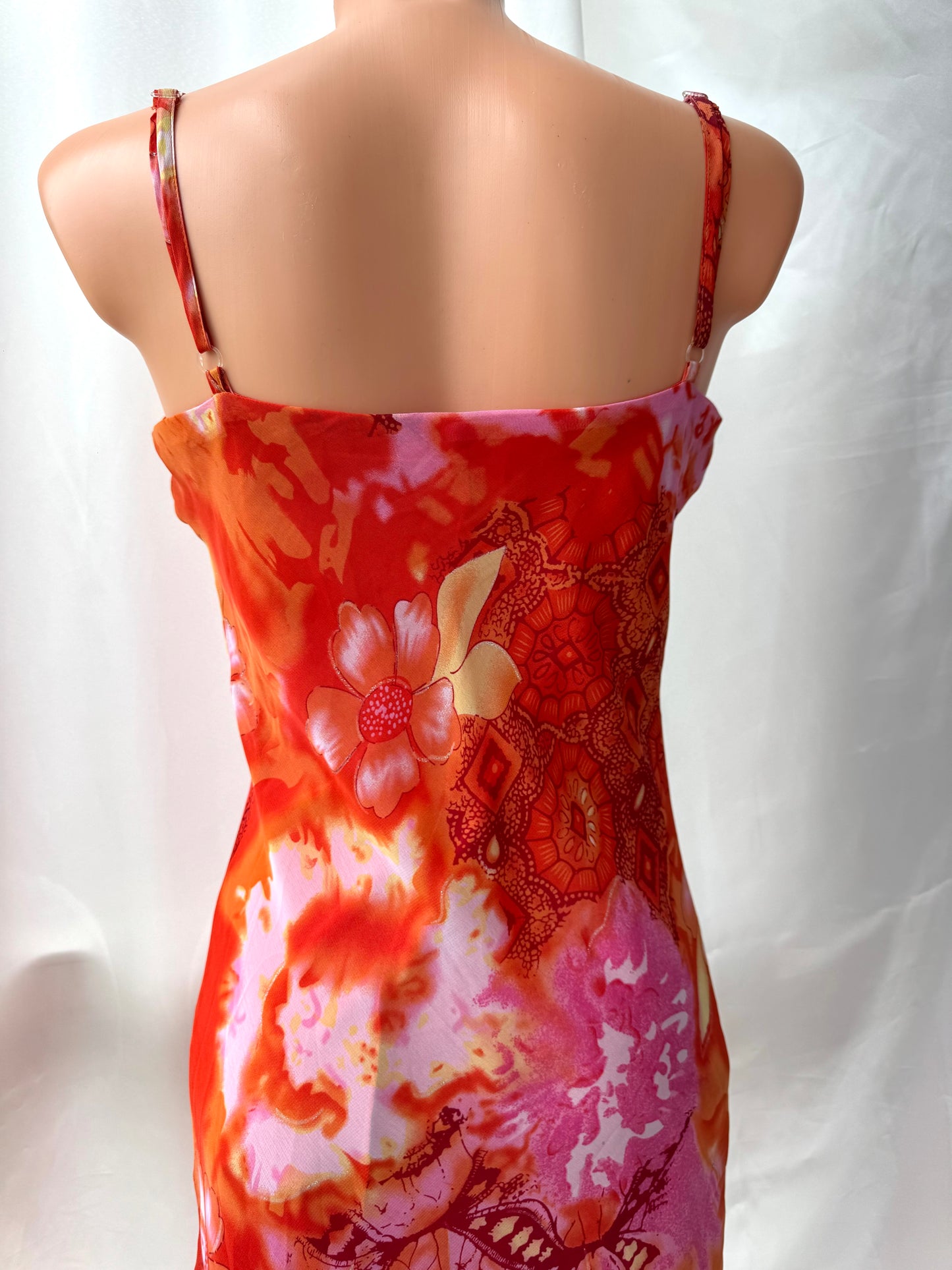 Pink & Orange Vintage Dress