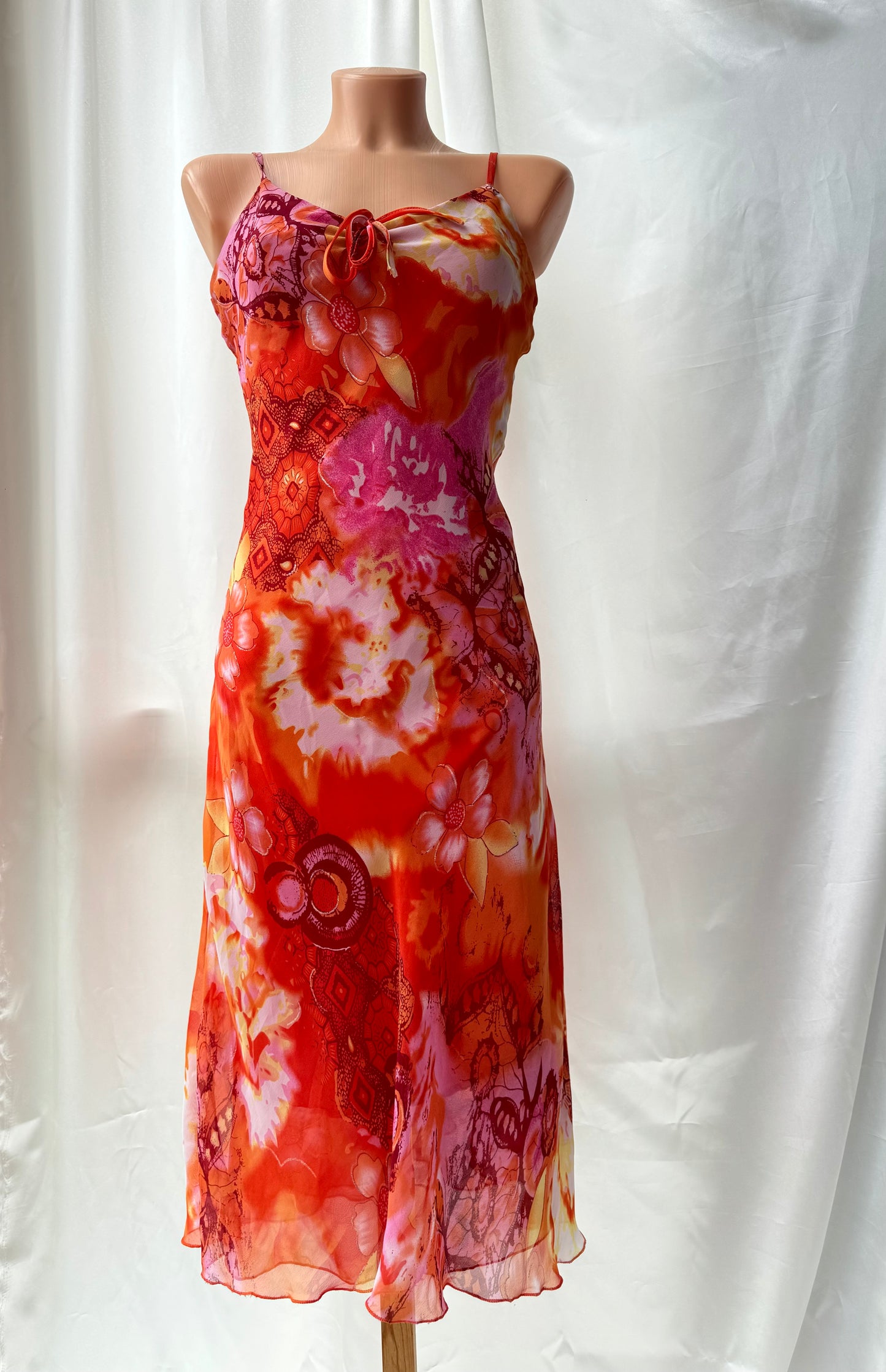 Pink & Orange Vintage Dress