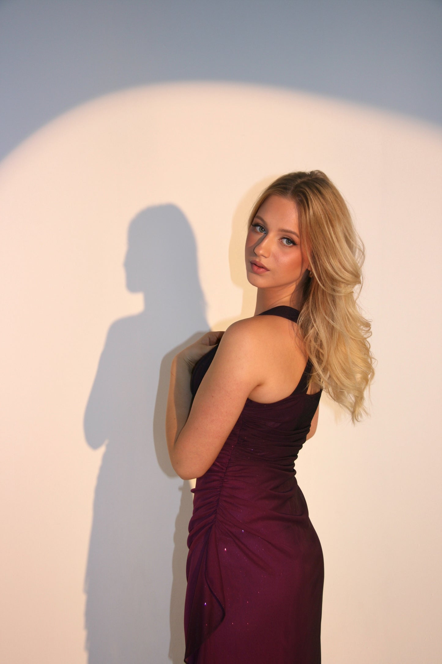 Sparkly Ombre Purple Vintage Dress