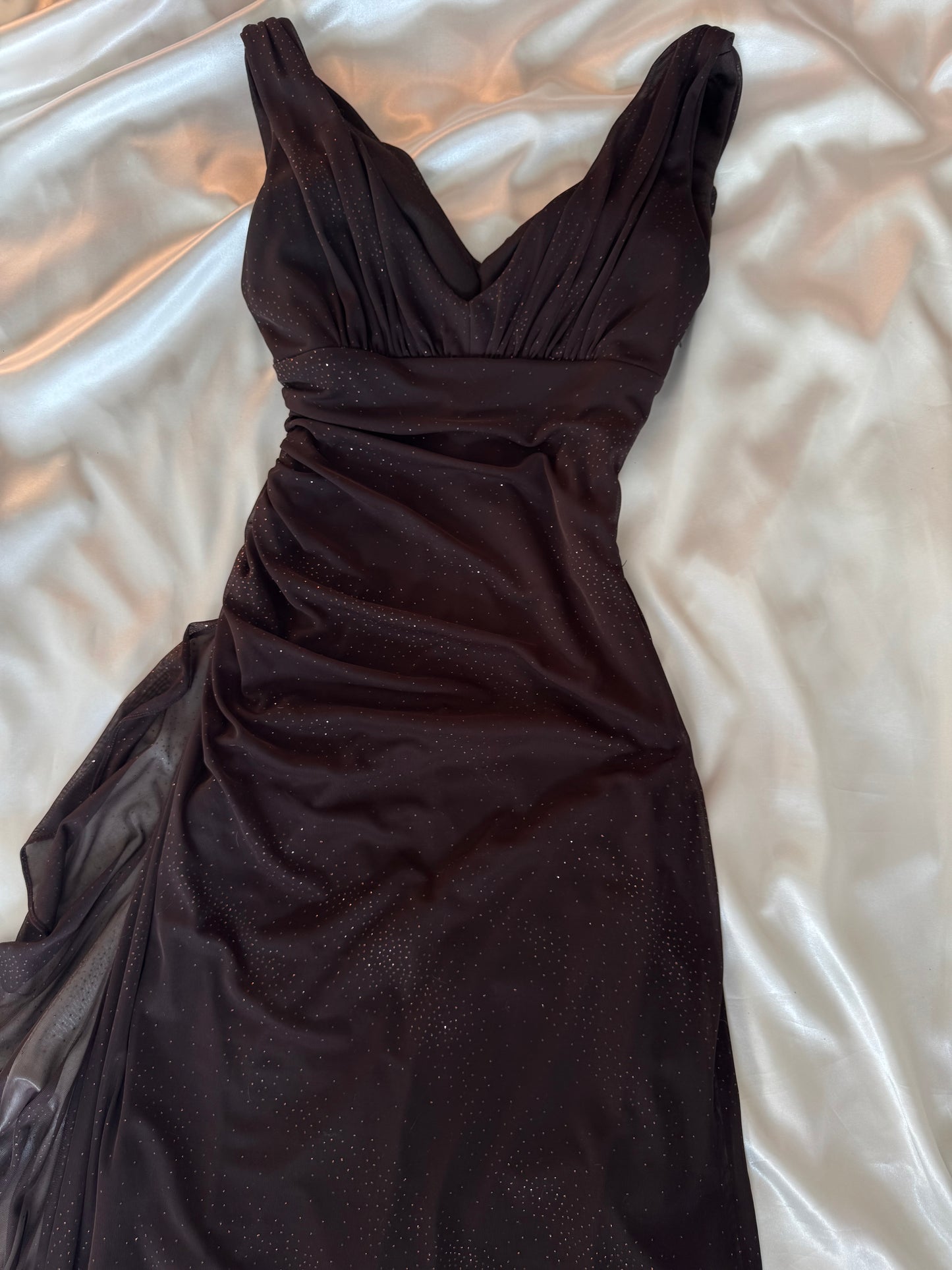 Sparkly Brown Vintage Dress