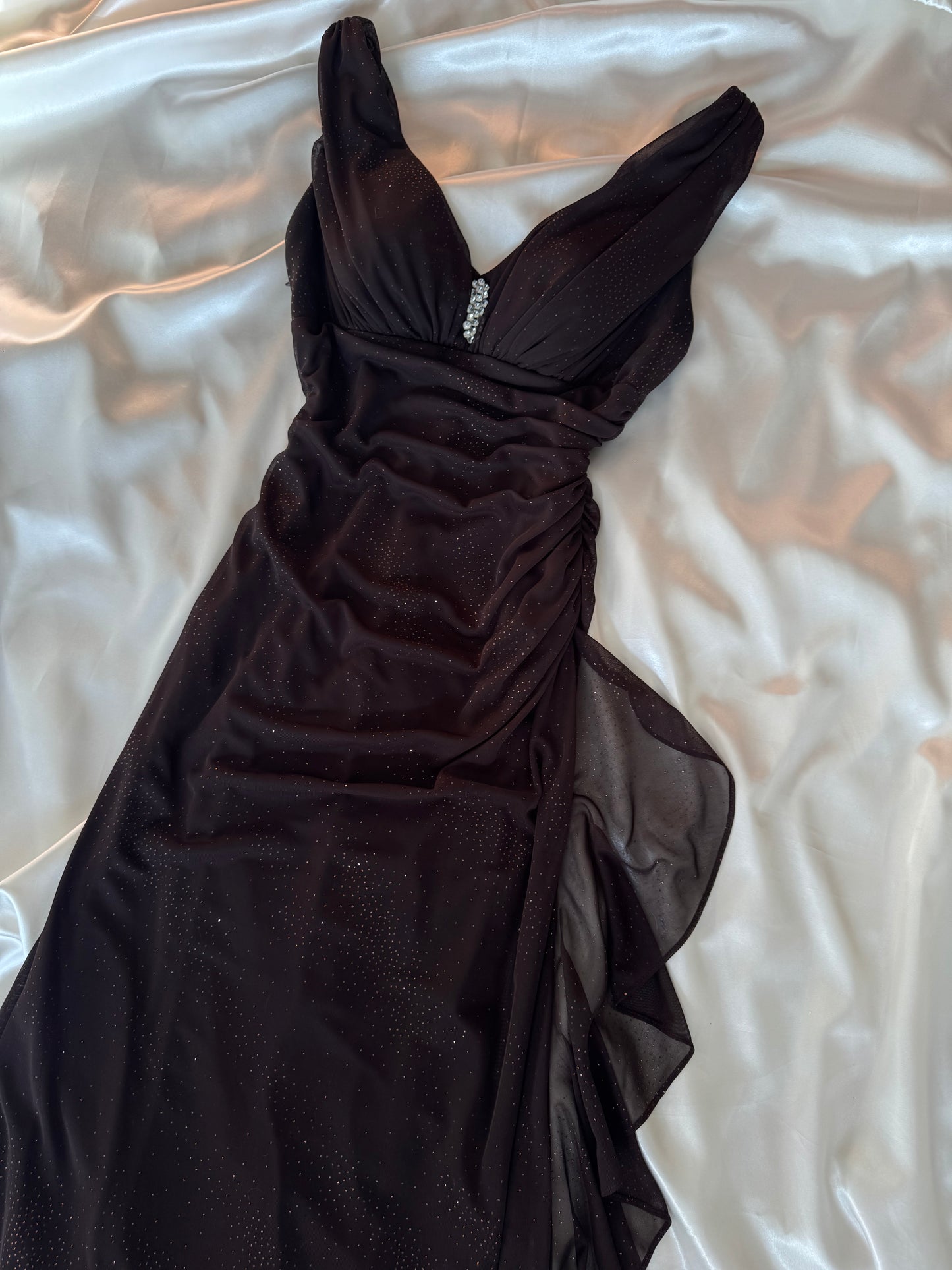 Sparkly Brown Vintage Dress