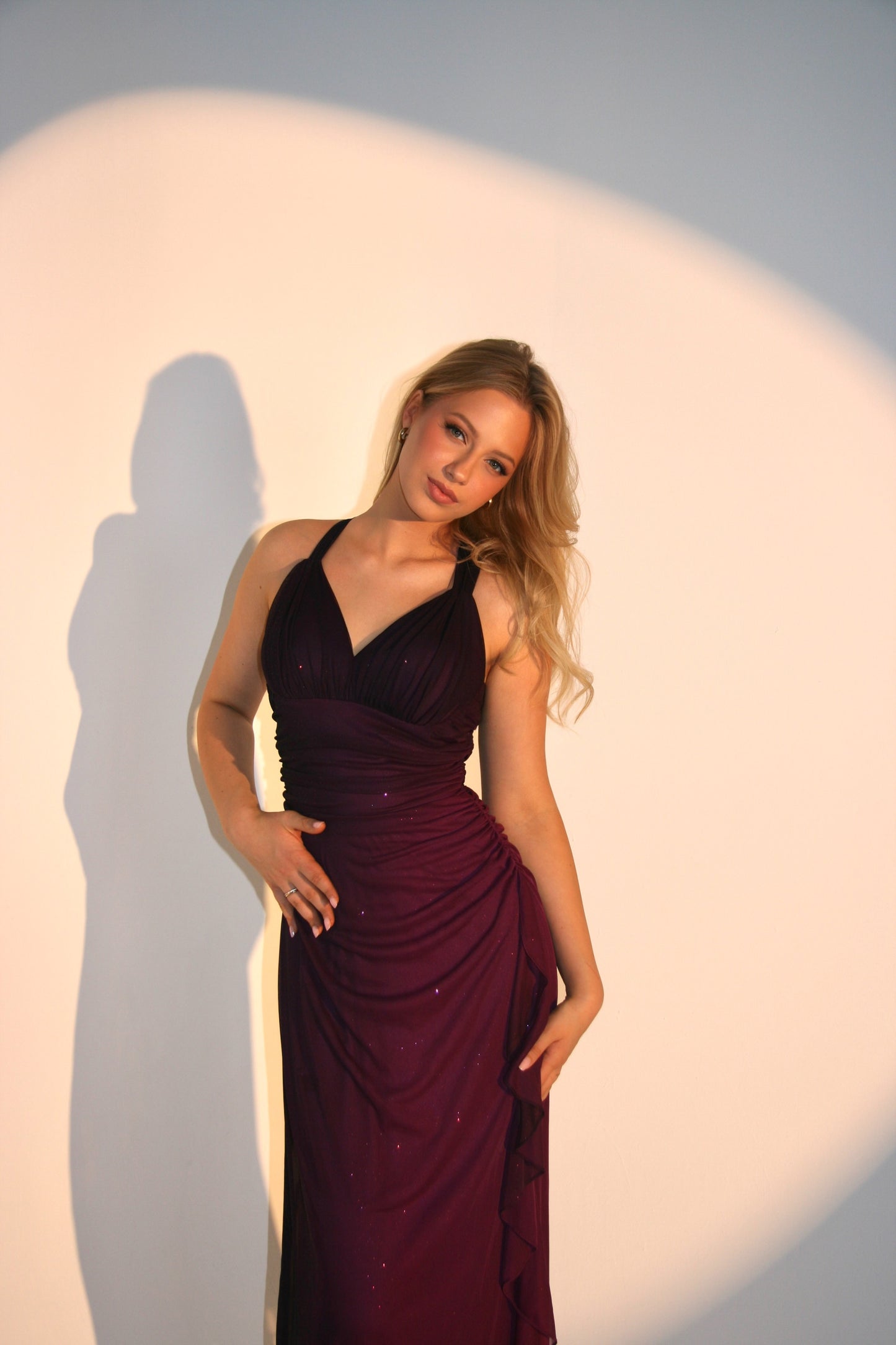Sparkly Ombre Purple Vintage Dress