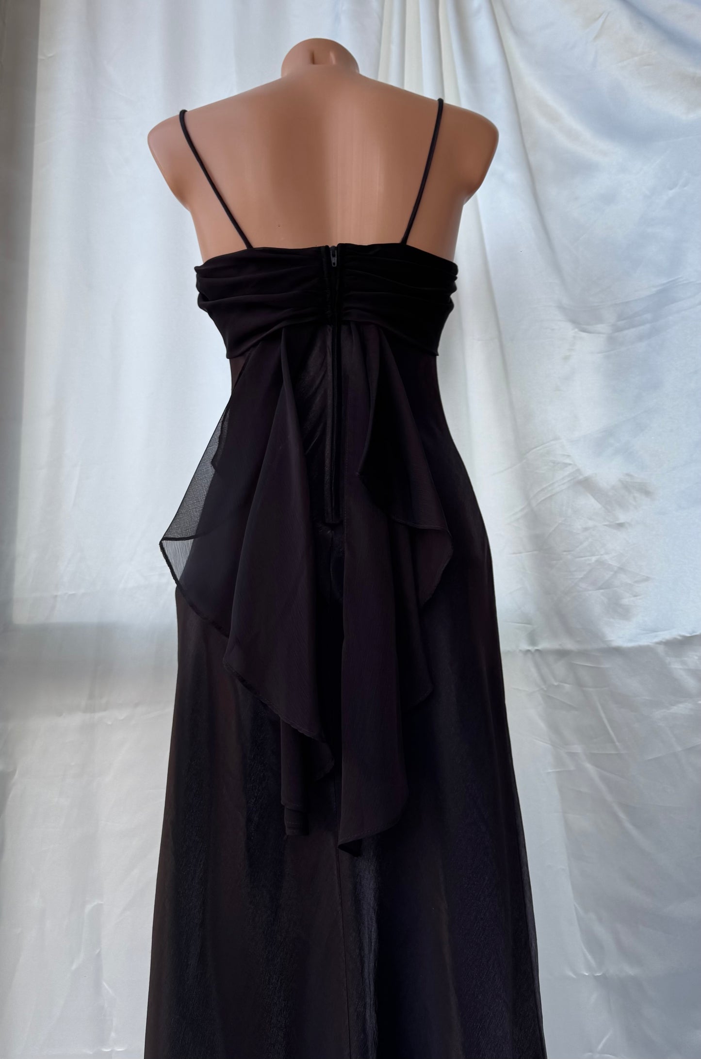 Elegant Brown Vintage Dress