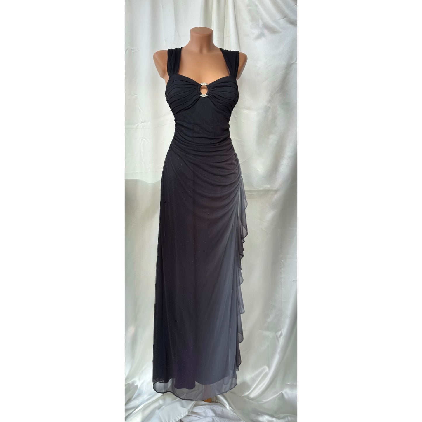 Sparkly Ombre Gray Vintage Dress