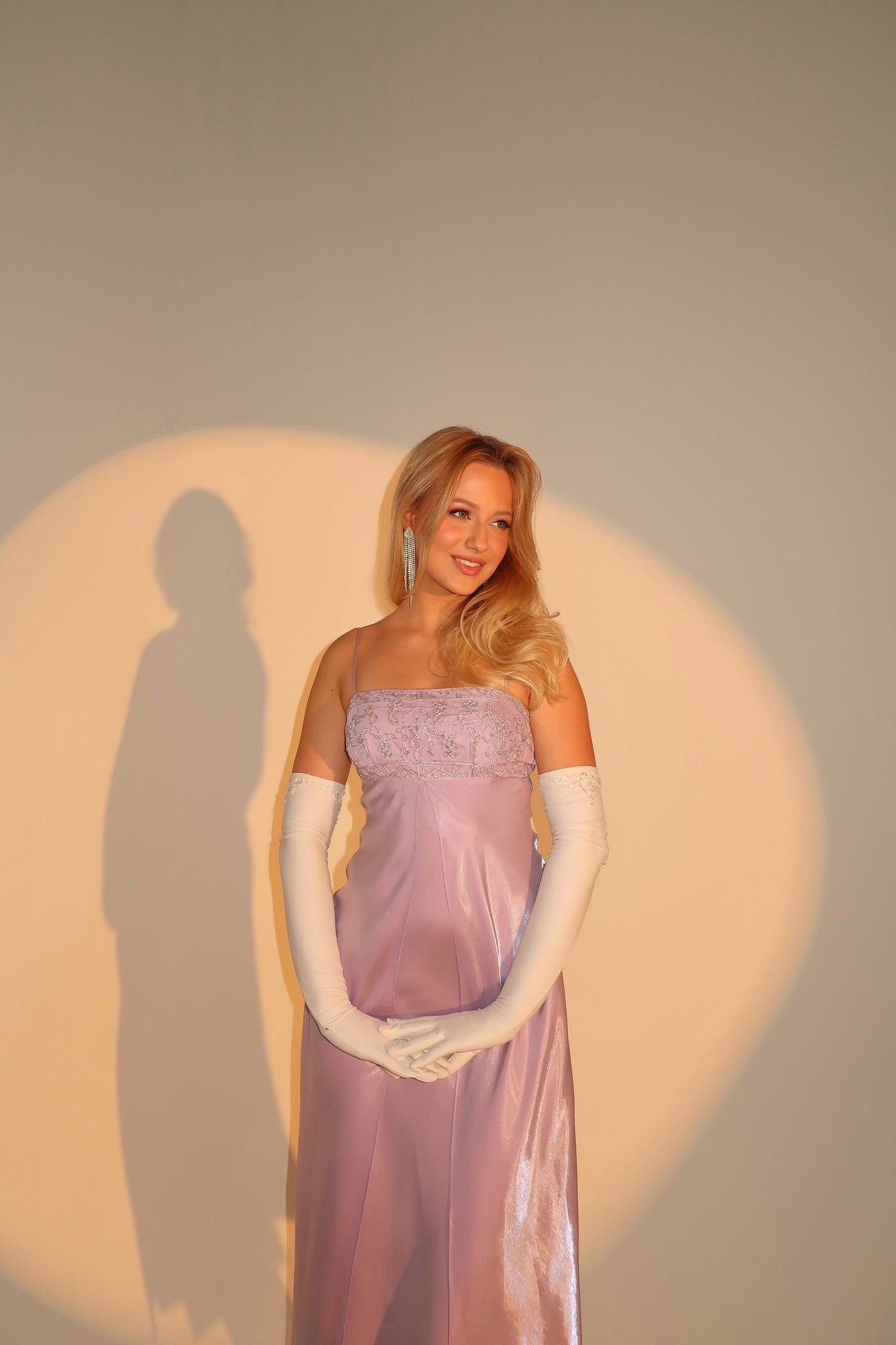 Gorgeous Lilac Purple Vintage Royal Gown