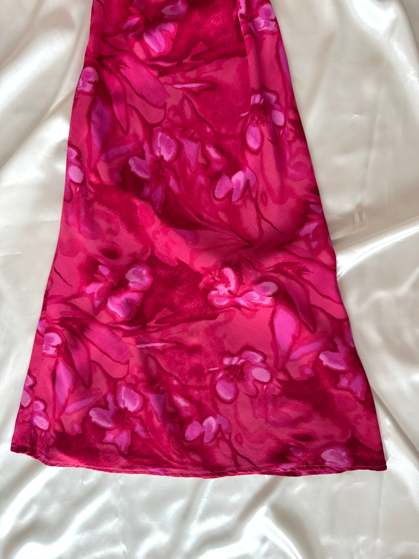 Gorgeous Pink Floral Vintage Island Dress