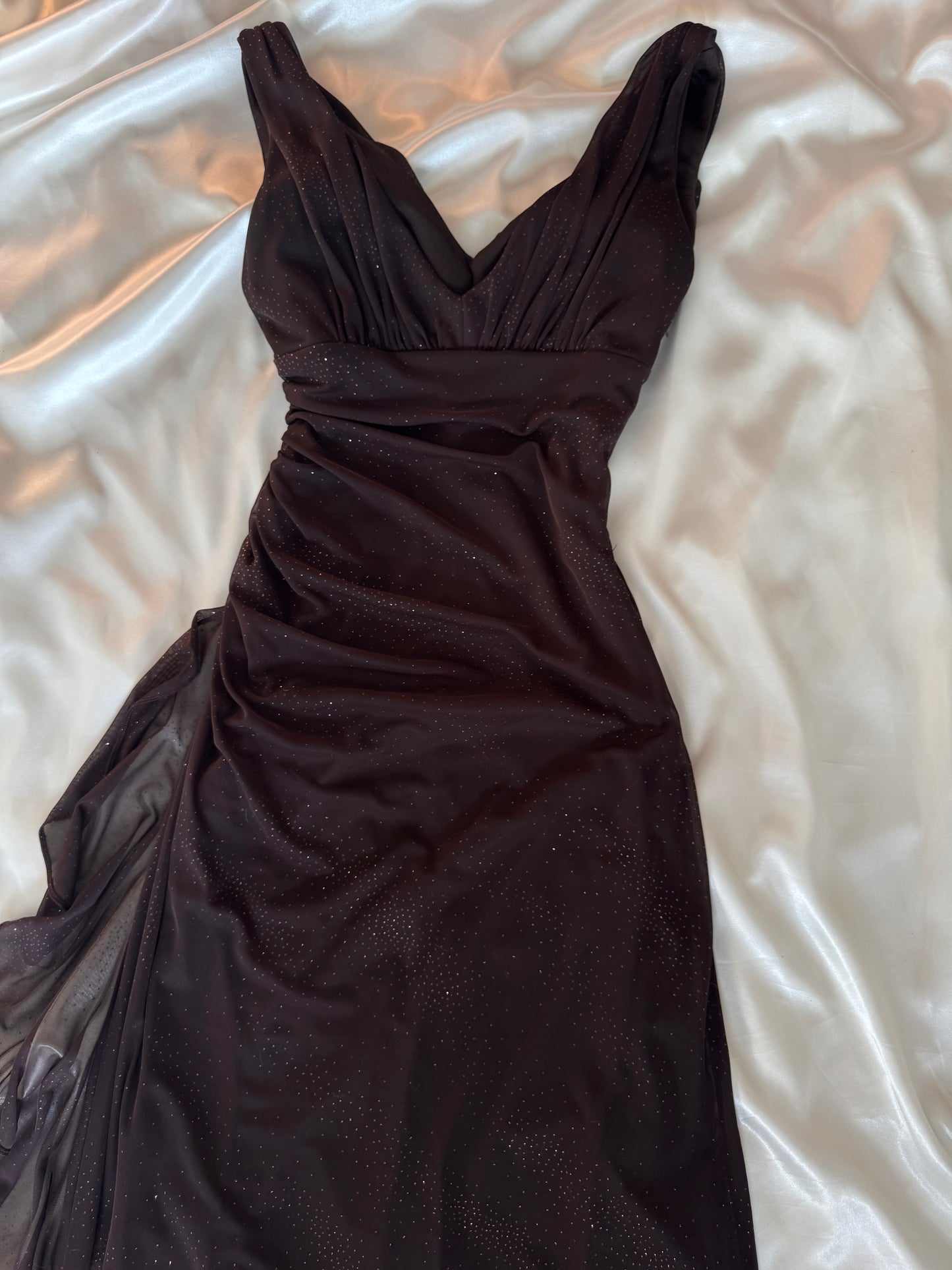 Sparkly Brown Vintage Dress