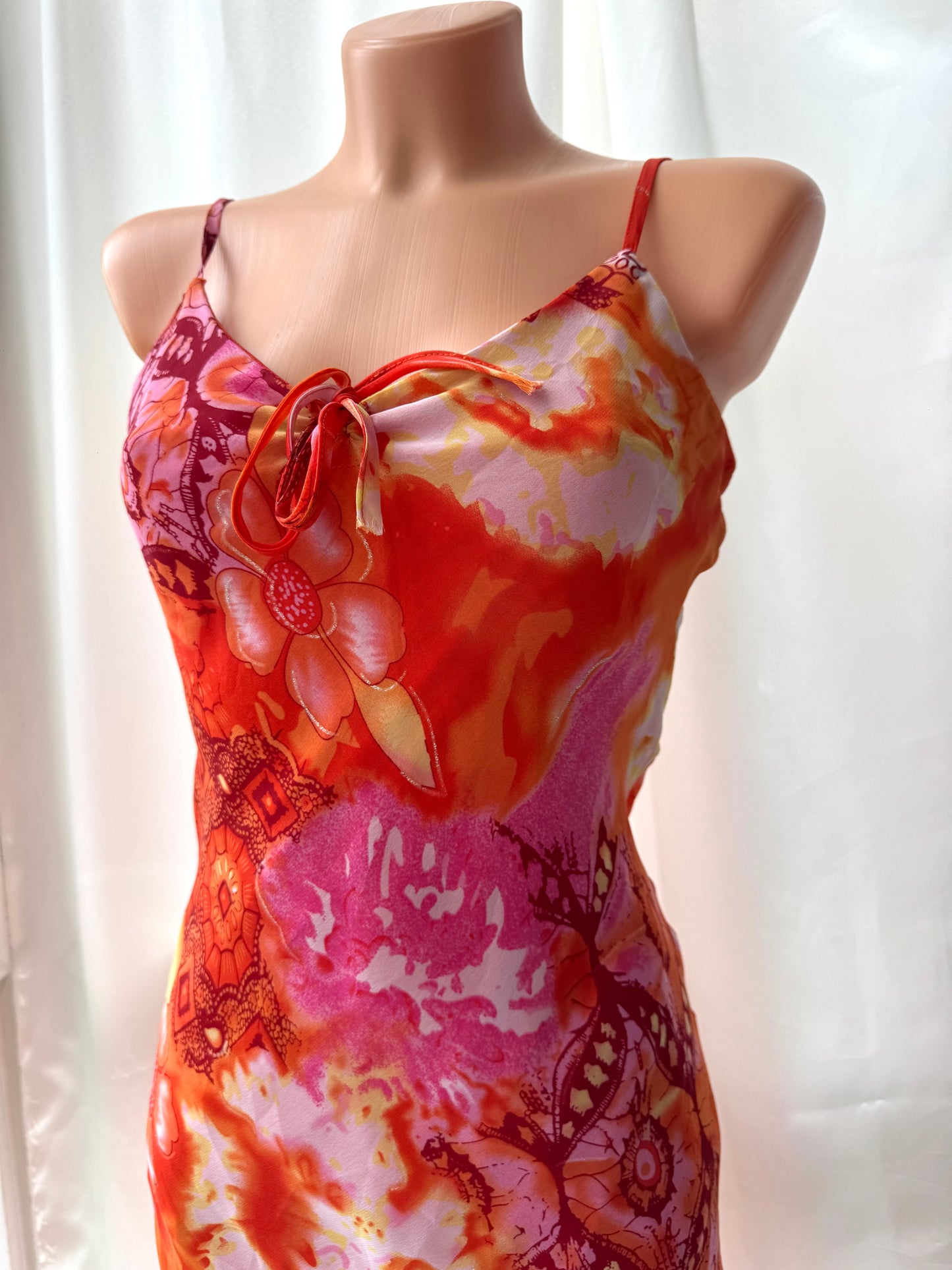 Pink & Orange Vintage Dress