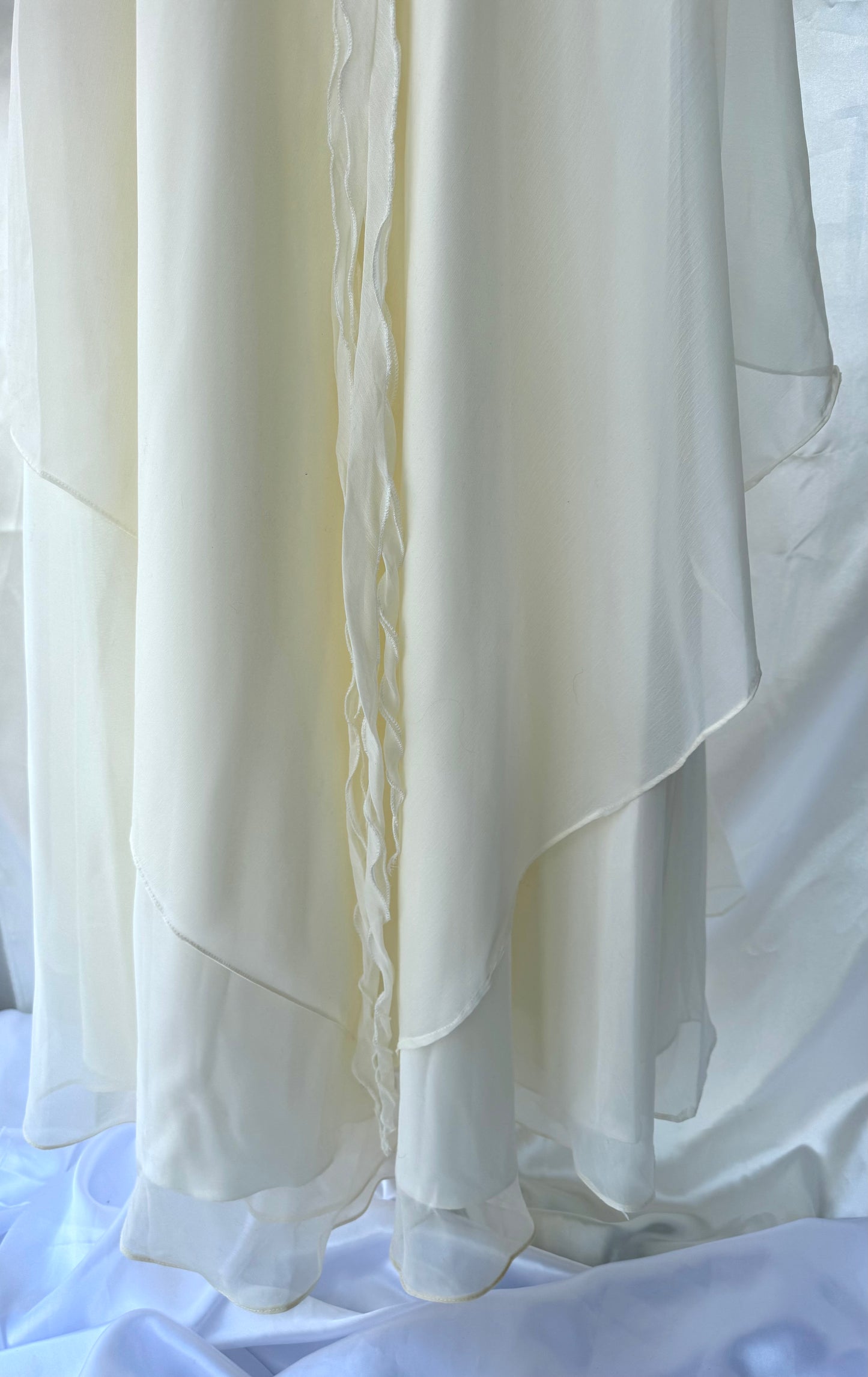 White Sparkly Vintage Dress