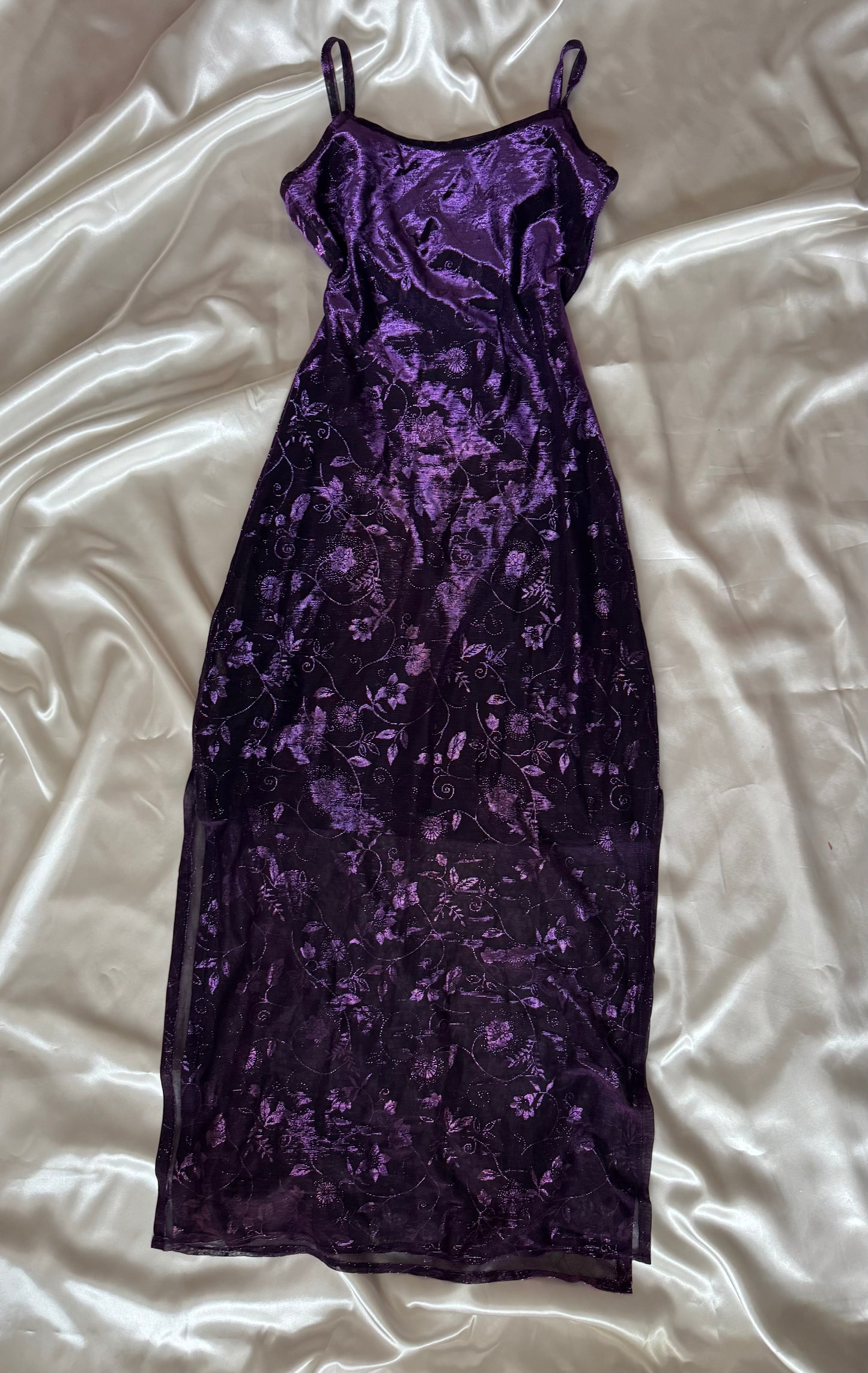 Purple Iridescent Dress
