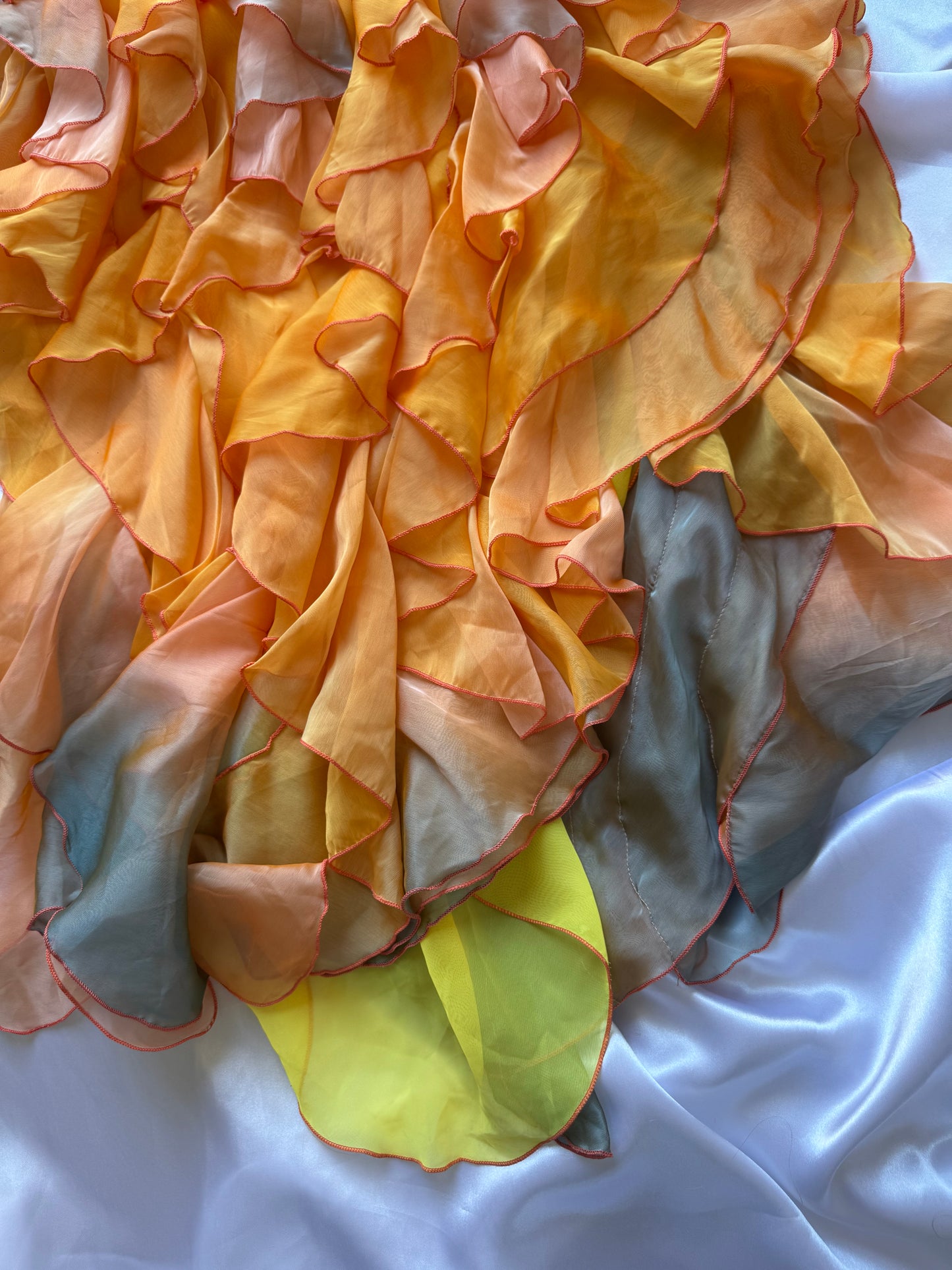 Catwalk Collection London Orange Corset Dress