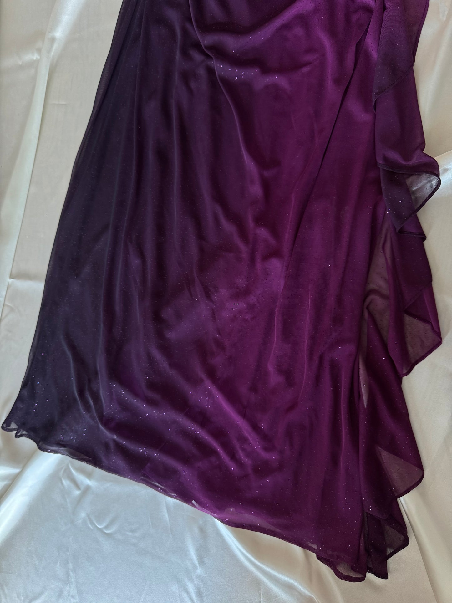 Sparkly Ombre Purple Vintage Dress