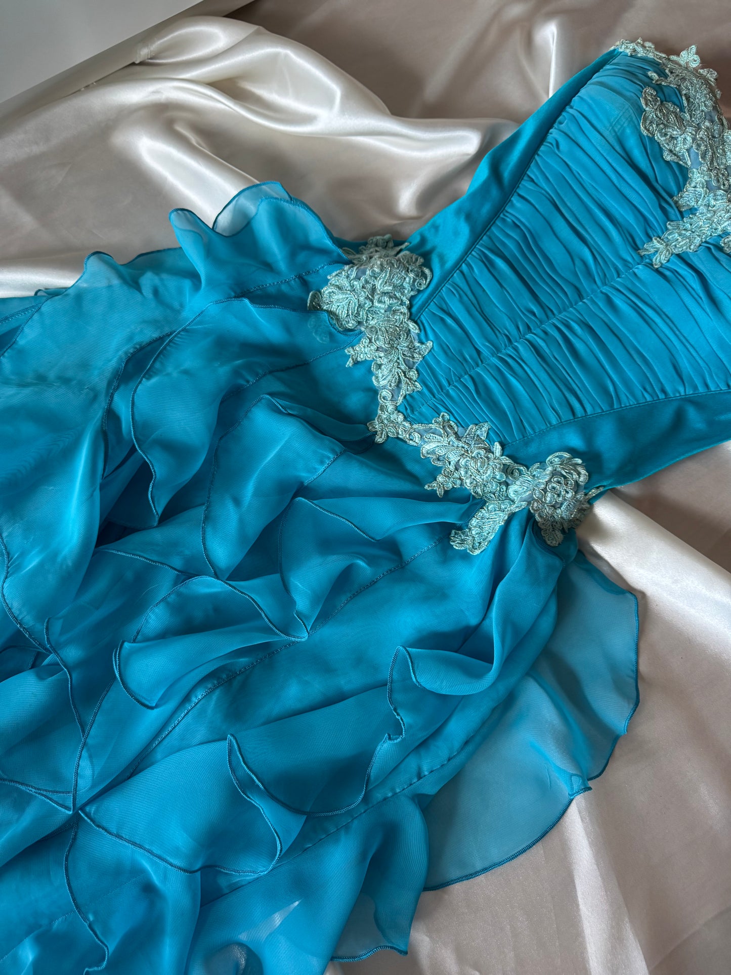Catwalk Collection London Blue Corset Dress