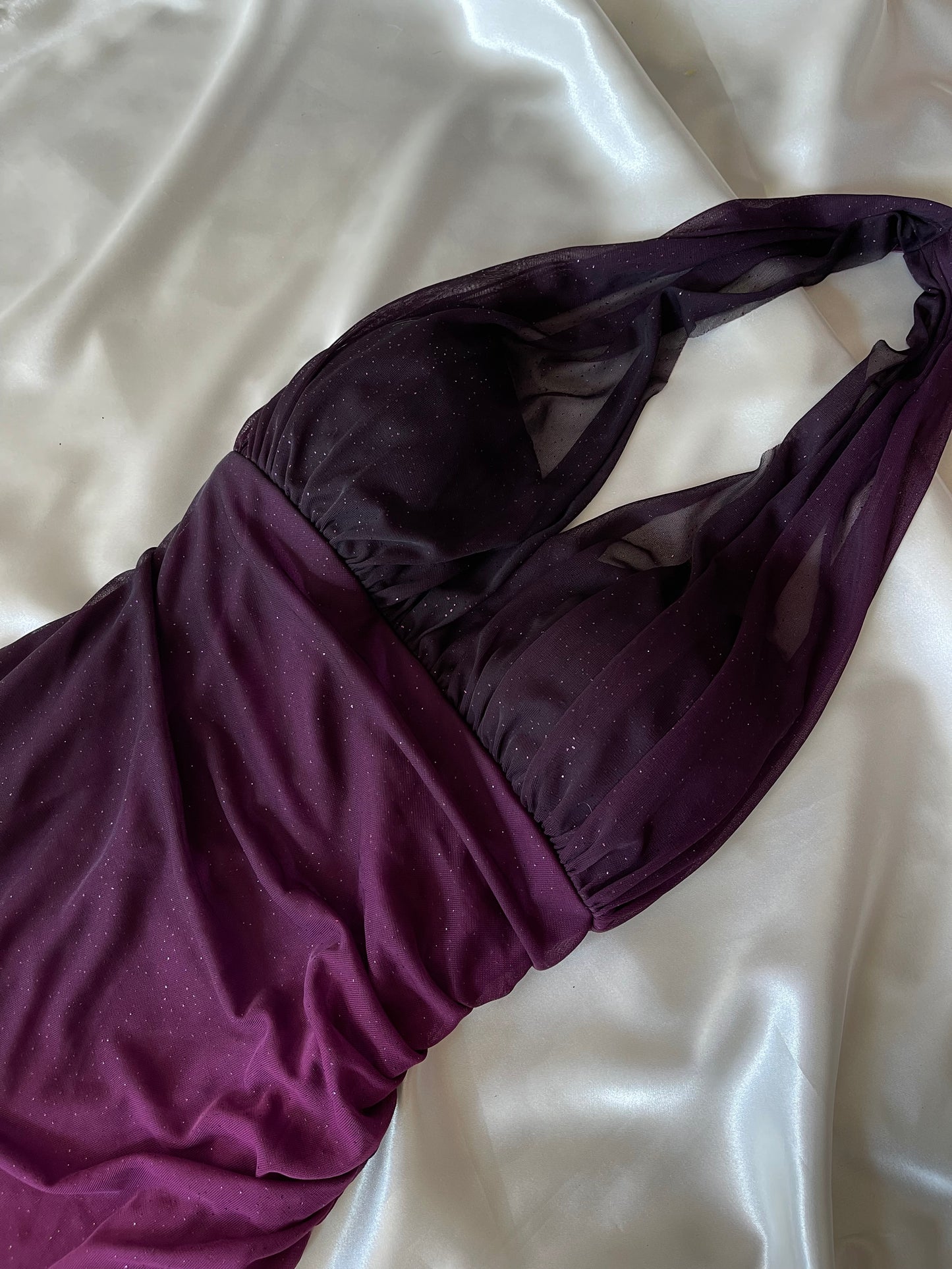 Sparkly Ombre Purple Vintage Dress