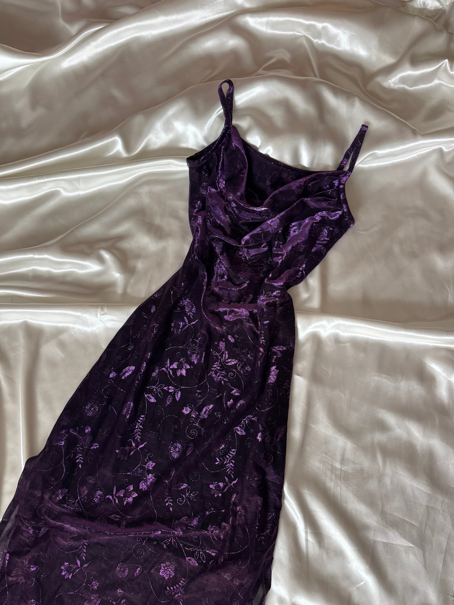 Purple Iridescent Dress