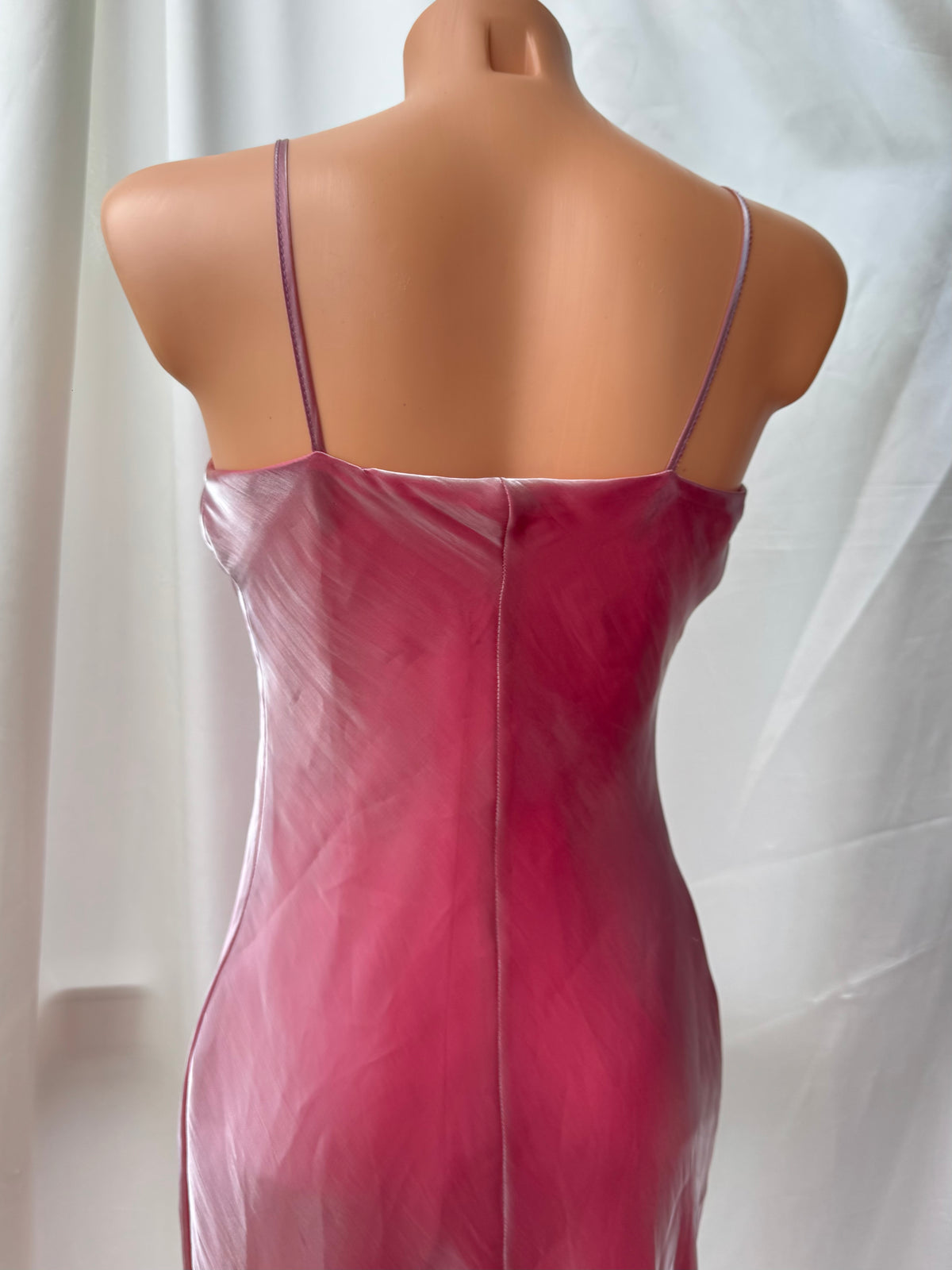 Gorgeous Pink Floral Vintage Dress