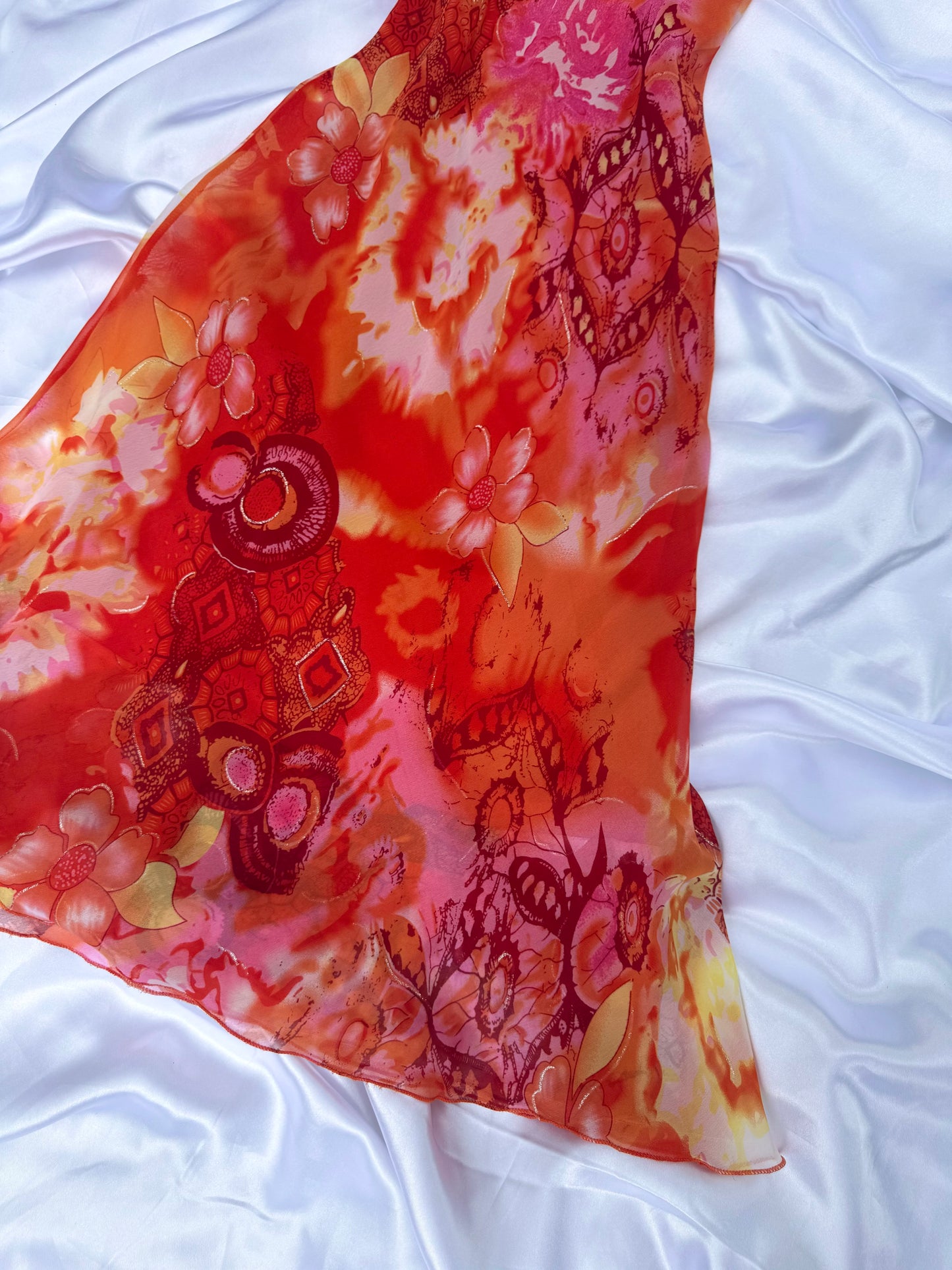 Pink & Orange Vintage Dress