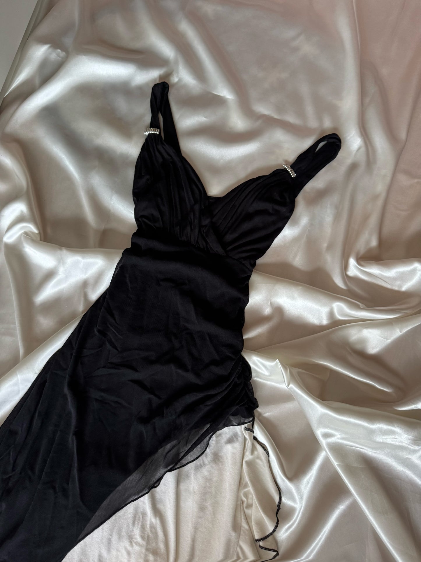 Black & White Breakfast at Tiffanys Style Vintage Dress