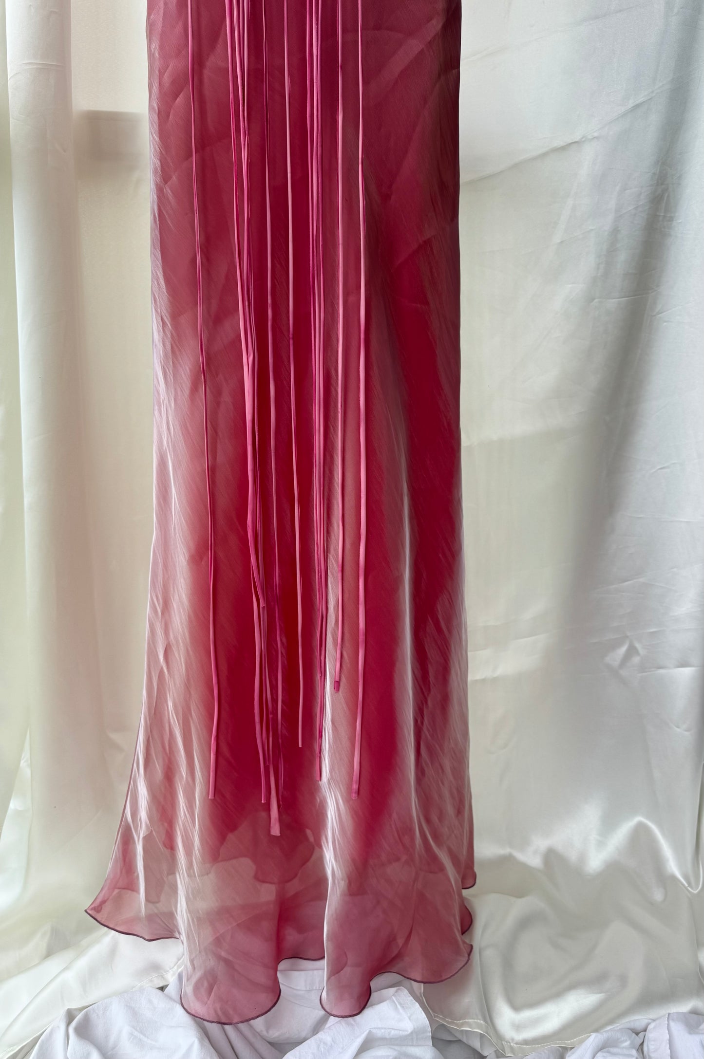Gorgeous Pink Floral Vintage Dress
