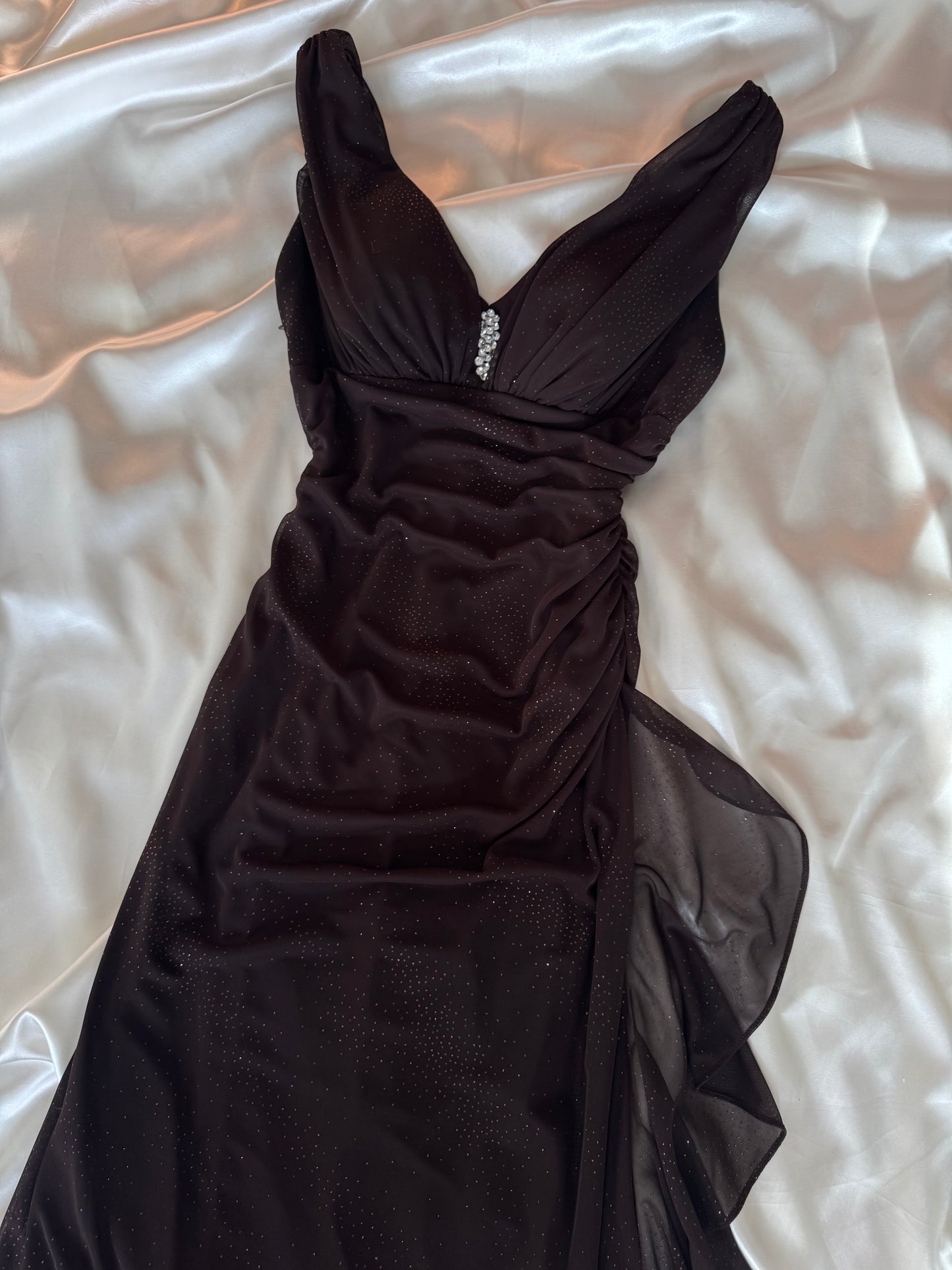 Sparkly Brown Vintage Dress