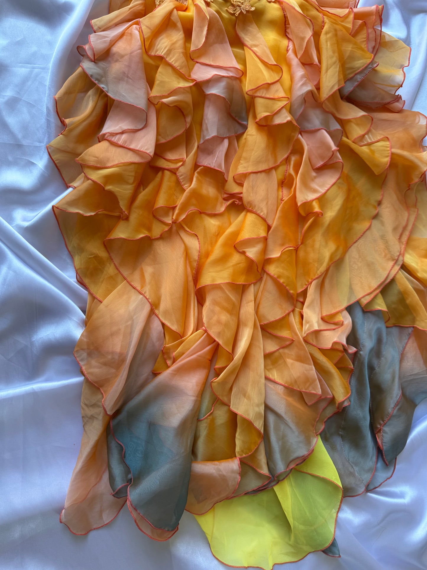 Catwalk Collection London Orange Corset Dress