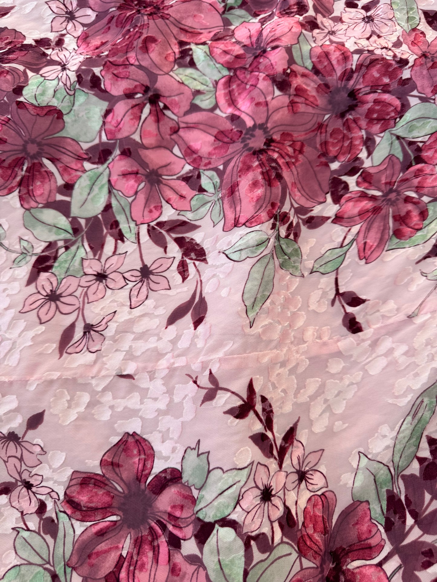 Gorgeous Pink Floral Vintage Dress