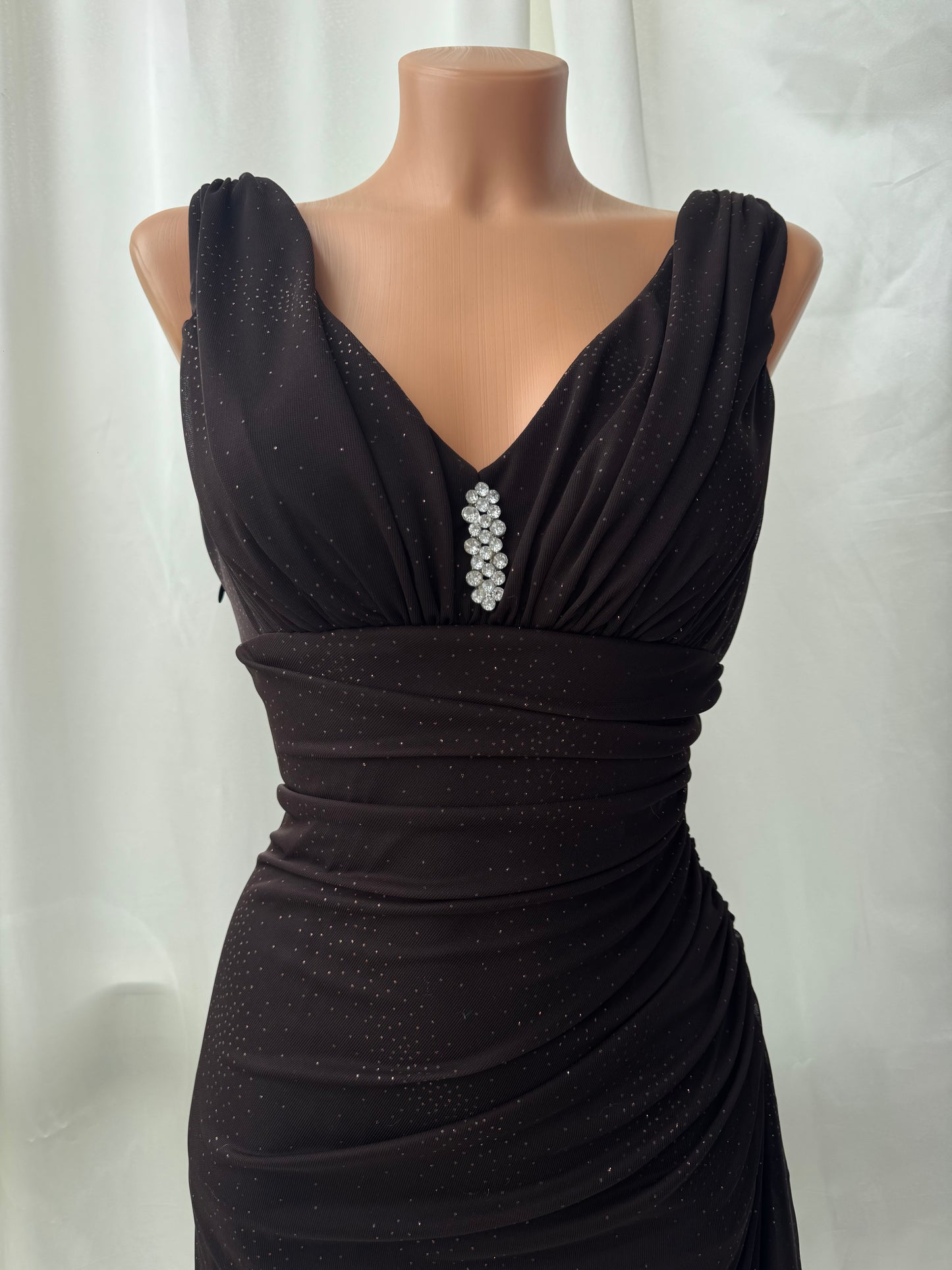 Sparkly Brown Vintage Dress