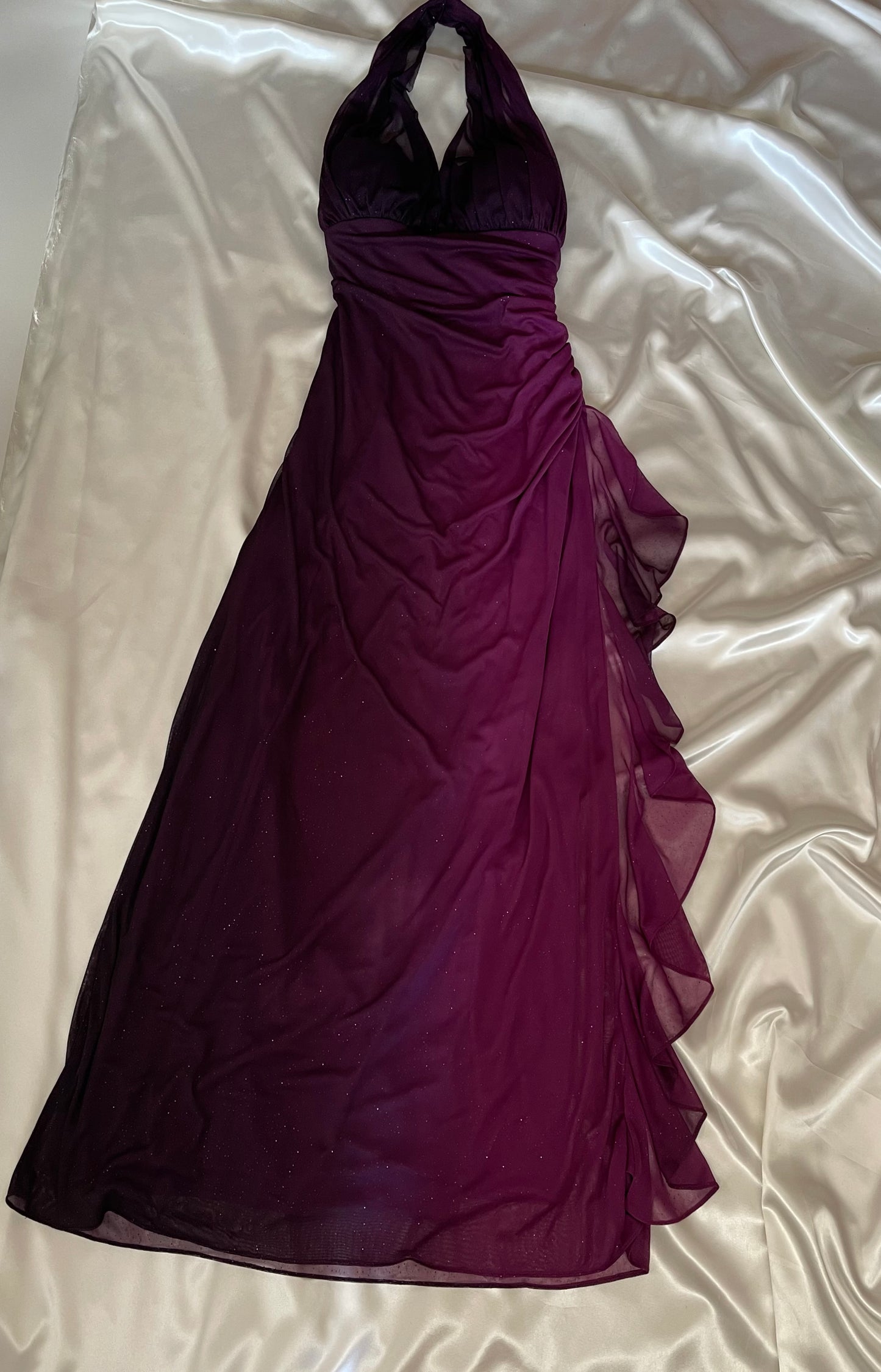 Sparkly Ombre Purple Vintage Dress